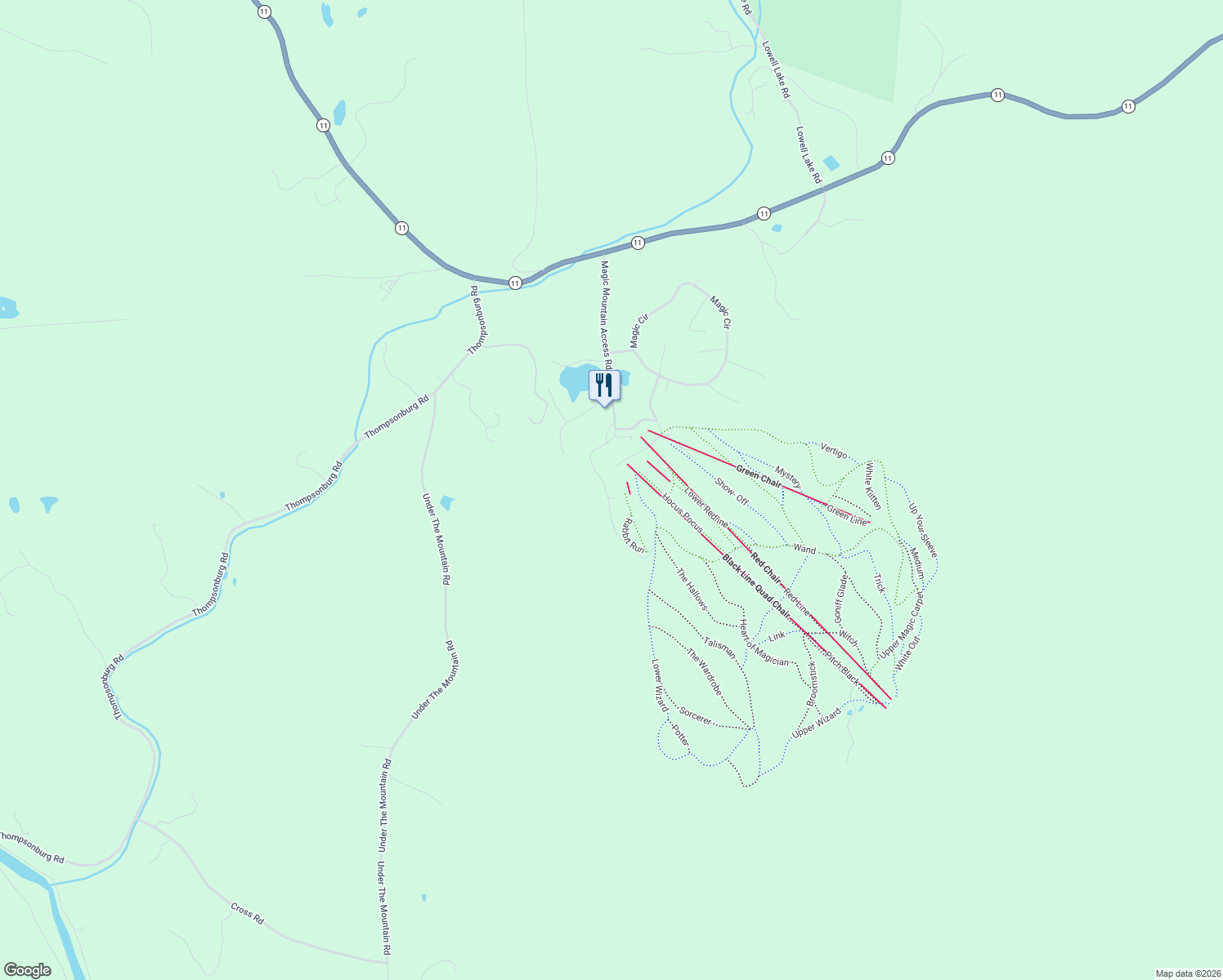 map of restaurants, bars, coffee shops, grocery stores, and more near 113 Trailside Condos in Londonderry
