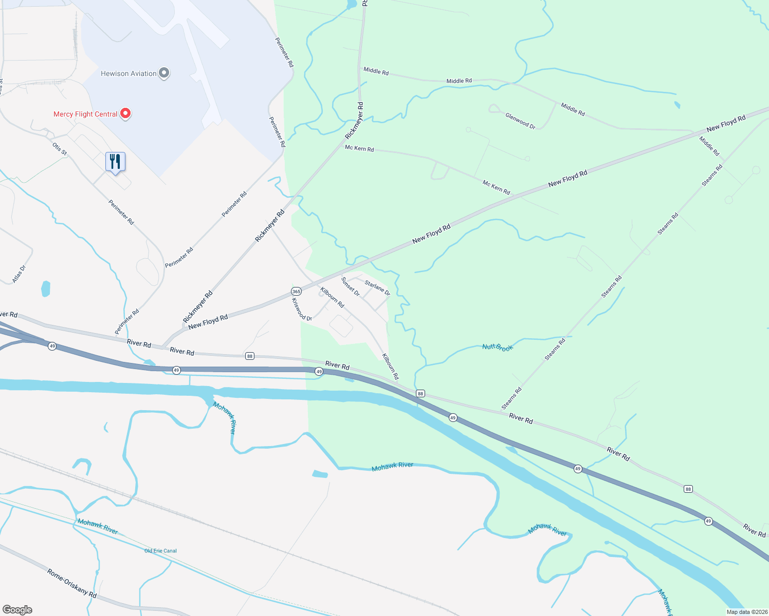 map of restaurants, bars, coffee shops, grocery stores, and more near 7749 Starlane Dr in Rome