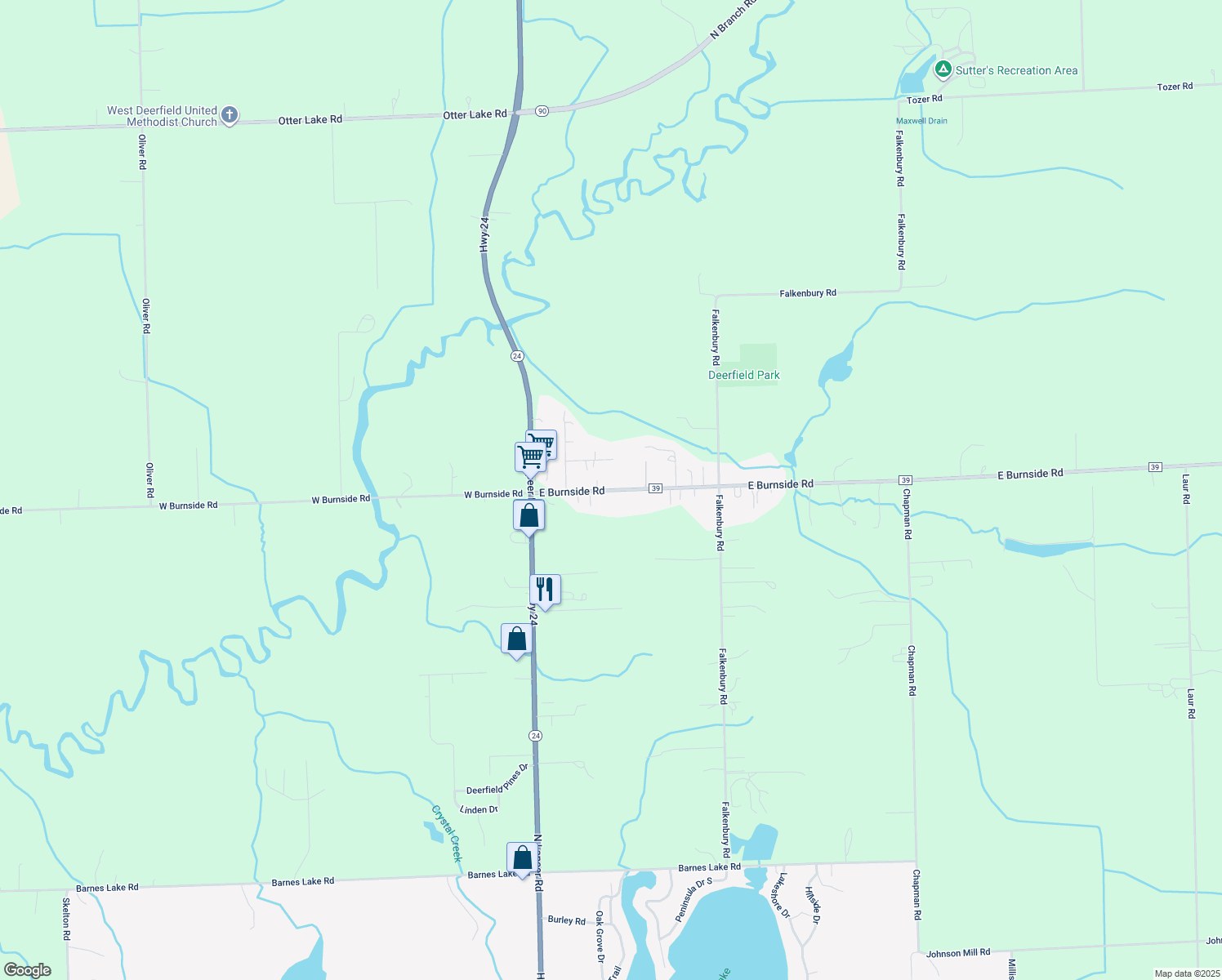 331 East Burnside Road, North Branch MI Walk Score