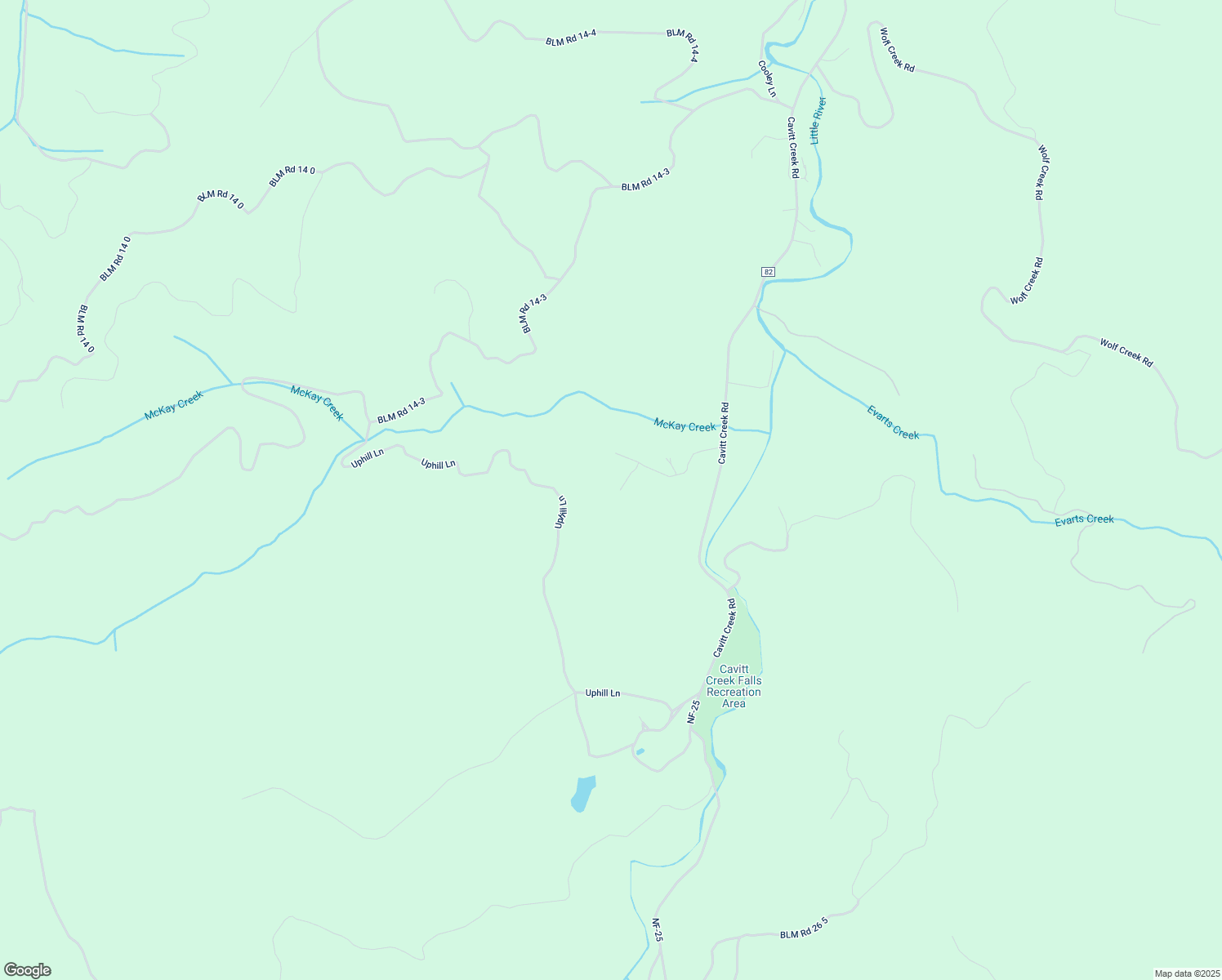 map of restaurants, bars, coffee shops, grocery stores, and more near 380 Rockview Lane in Glide