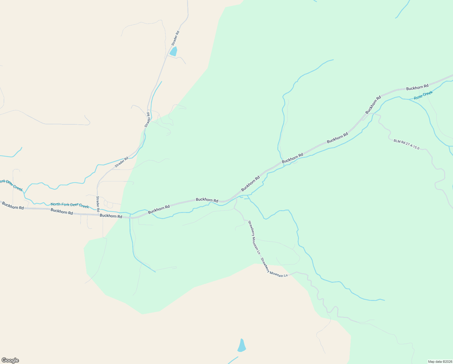 map of restaurants, bars, coffee shops, grocery stores, and more near 5846 Buckhorn Road in Roseburg