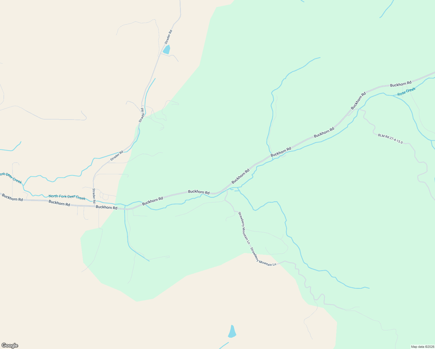 map of restaurants, bars, coffee shops, grocery stores, and more near 5846 Buckhorn Road in Roseburg