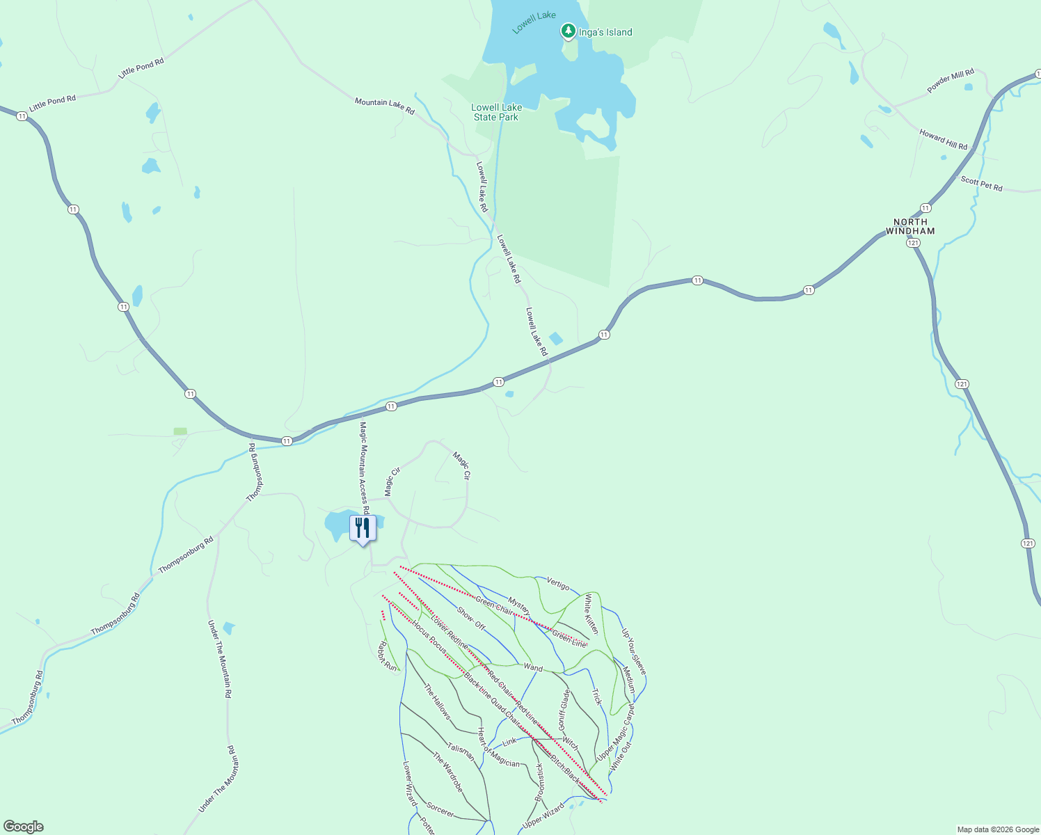 map of restaurants, bars, coffee shops, grocery stores, and more near 195 Cromack Lane in Londonderry