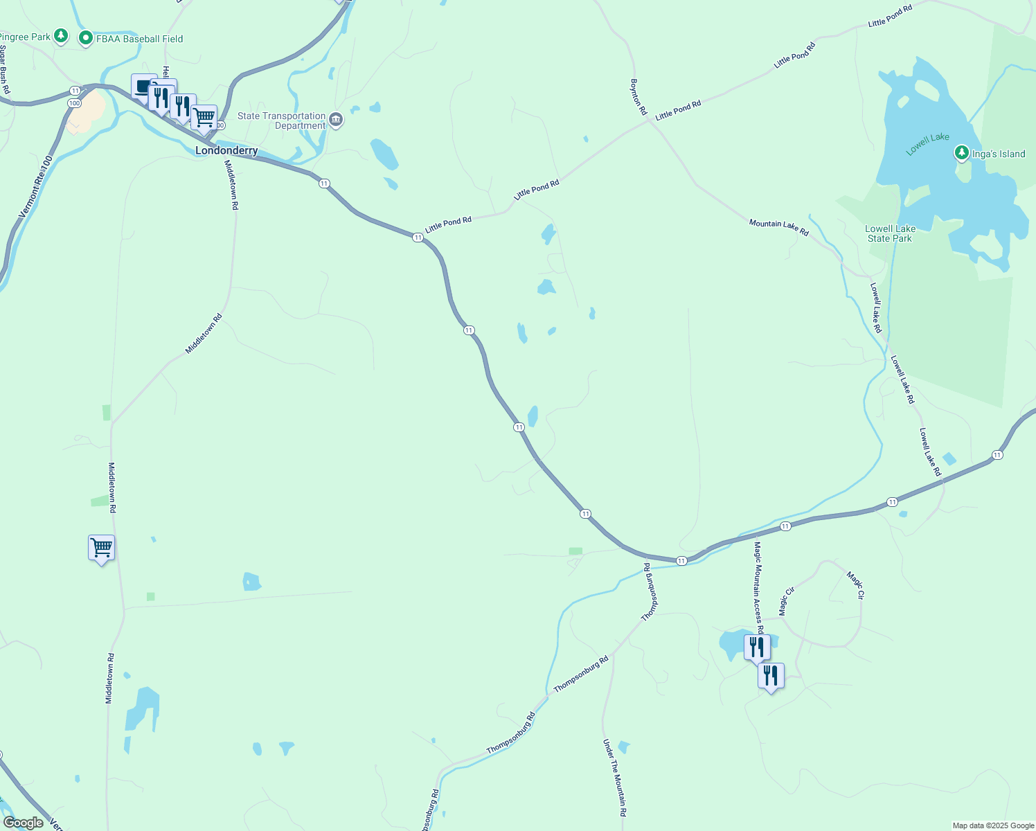 3715 Vermont 11, Londonderry VT Walk Score