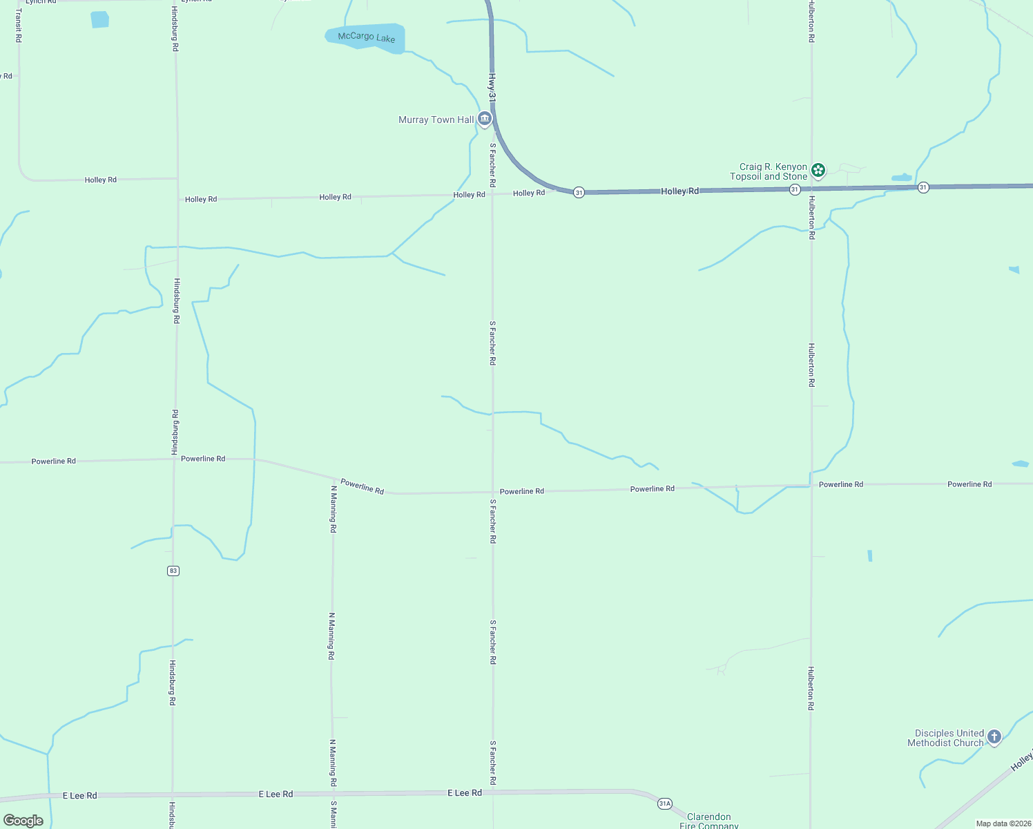 map of restaurants, bars, coffee shops, grocery stores, and more near 4063 South Fancher Road in Holley