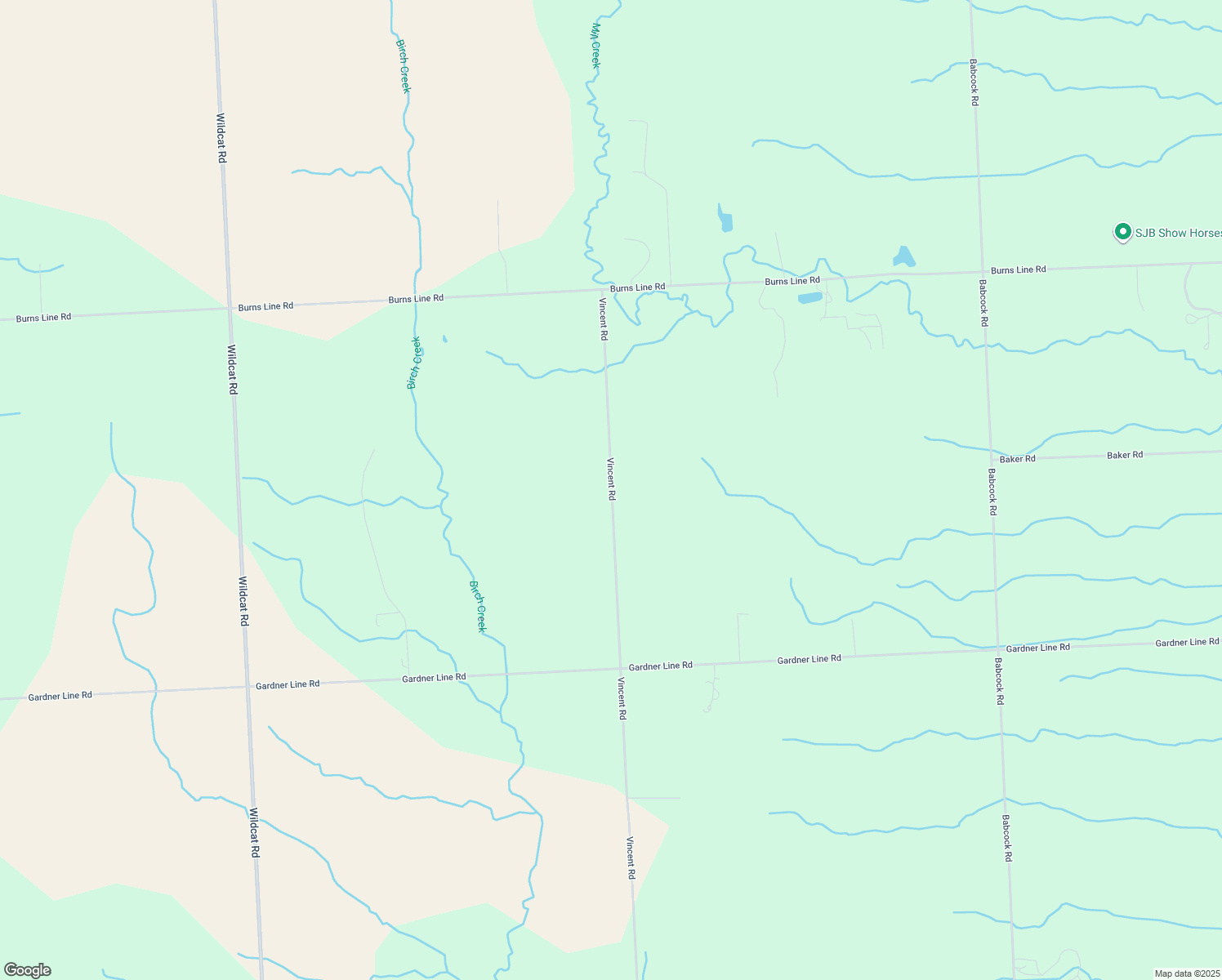 map of restaurants, bars, coffee shops, grocery stores, and more near 7265 Vincent Road in Croswell