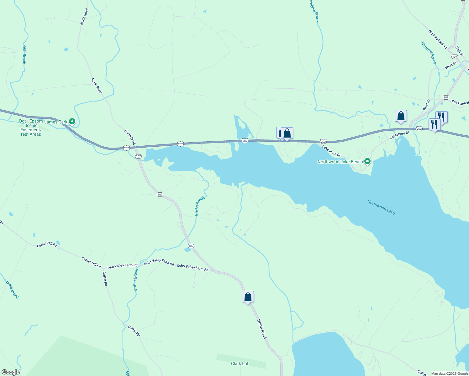 7 Northwood Lake, Deerfield NH Walk Score