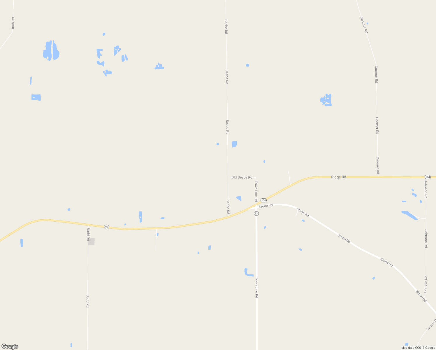 map of restaurants, bars, coffee shops, grocery stores, and more near 3946 Beebe Road in Newfane