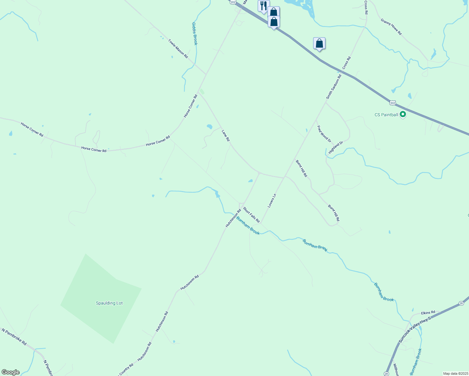 map of restaurants, bars, coffee shops, grocery stores, and more near 61 Short Falls Road in Chichester