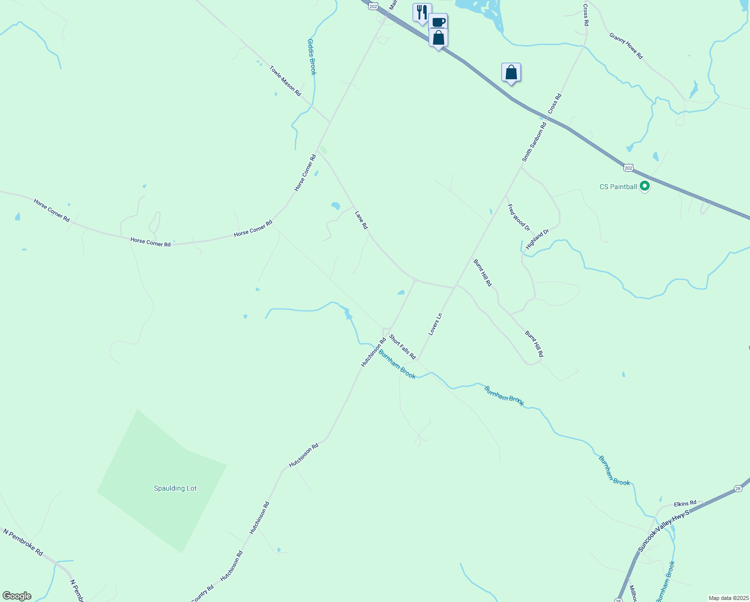 map of restaurants, bars, coffee shops, grocery stores, and more near 61 Short Falls Road in Chichester