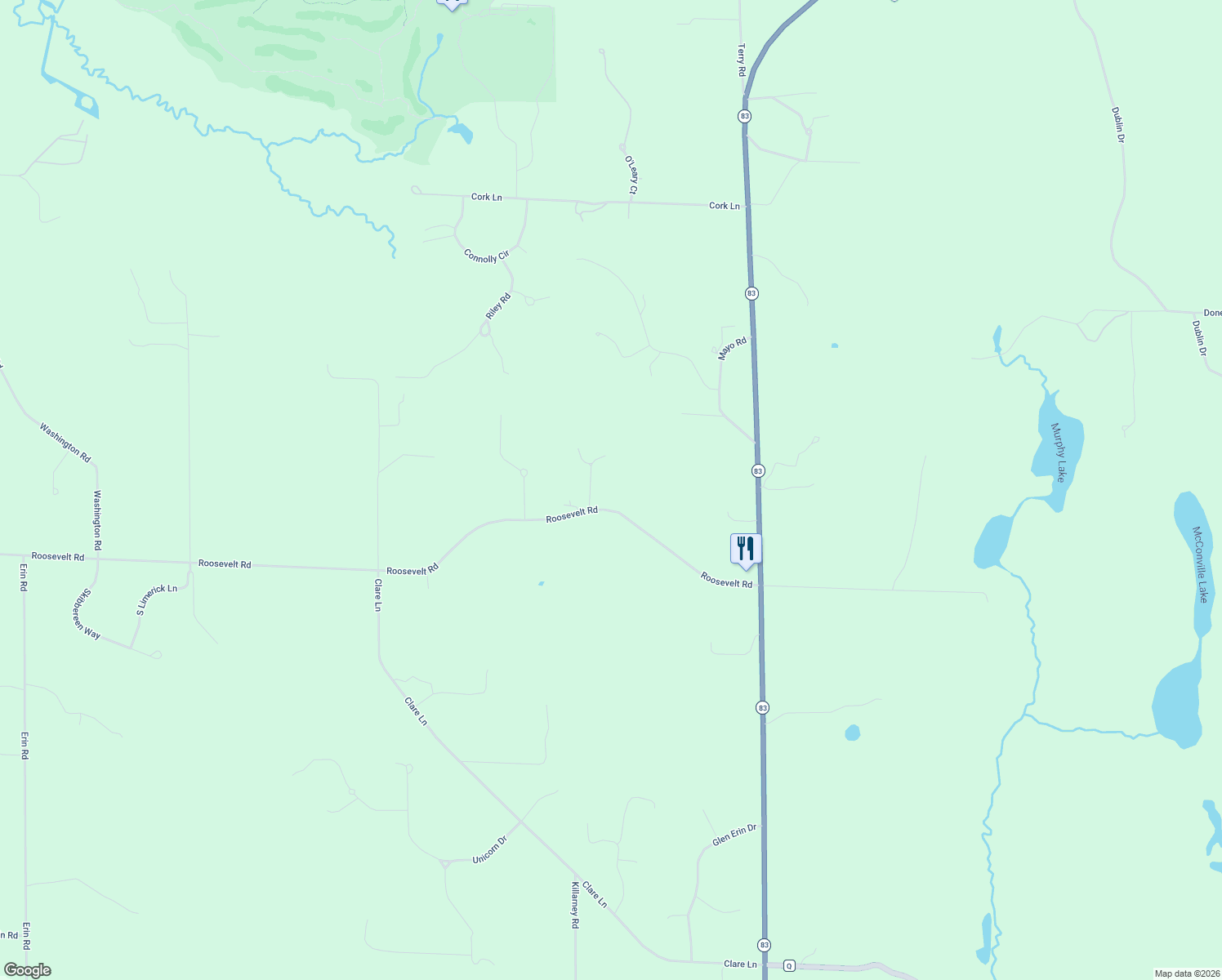 map of restaurants, bars, coffee shops, grocery stores, and more near 7030 Roosevelt Road in Hartford