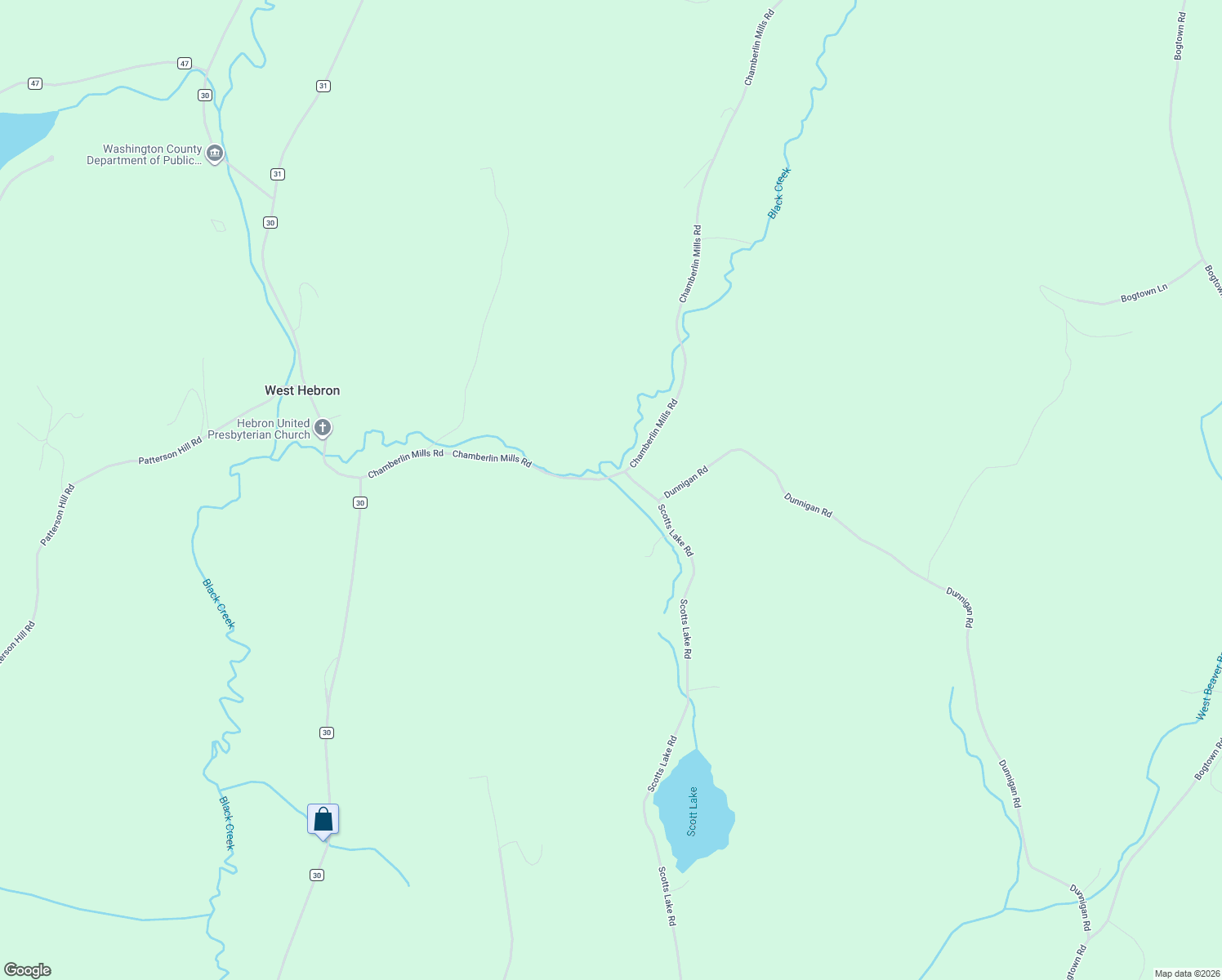 map of restaurants, bars, coffee shops, grocery stores, and more near 148 Chamberlin Mills Road in Salem