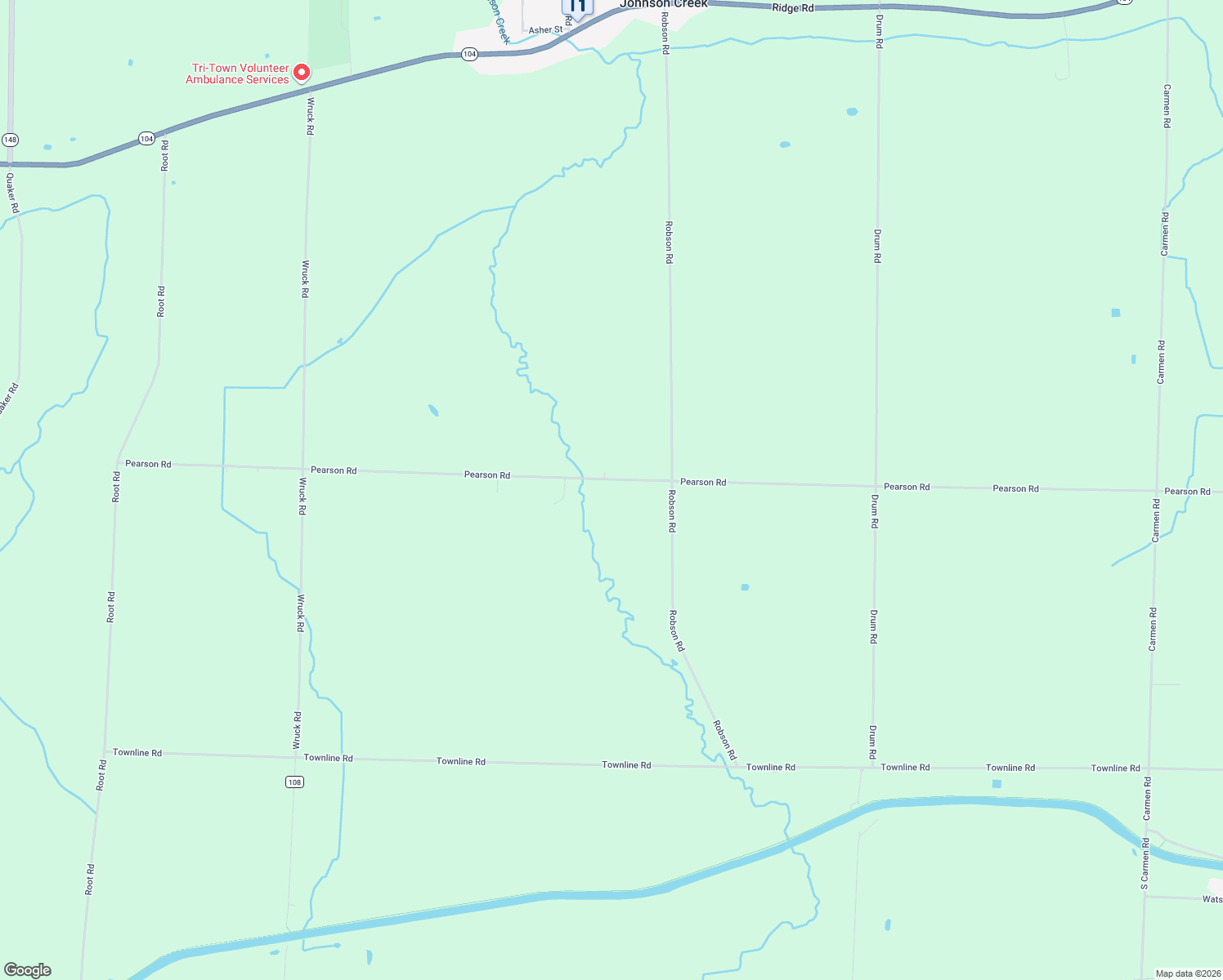 map of restaurants, bars, coffee shops, grocery stores, and more near 9048 Pearson Road in Middleport