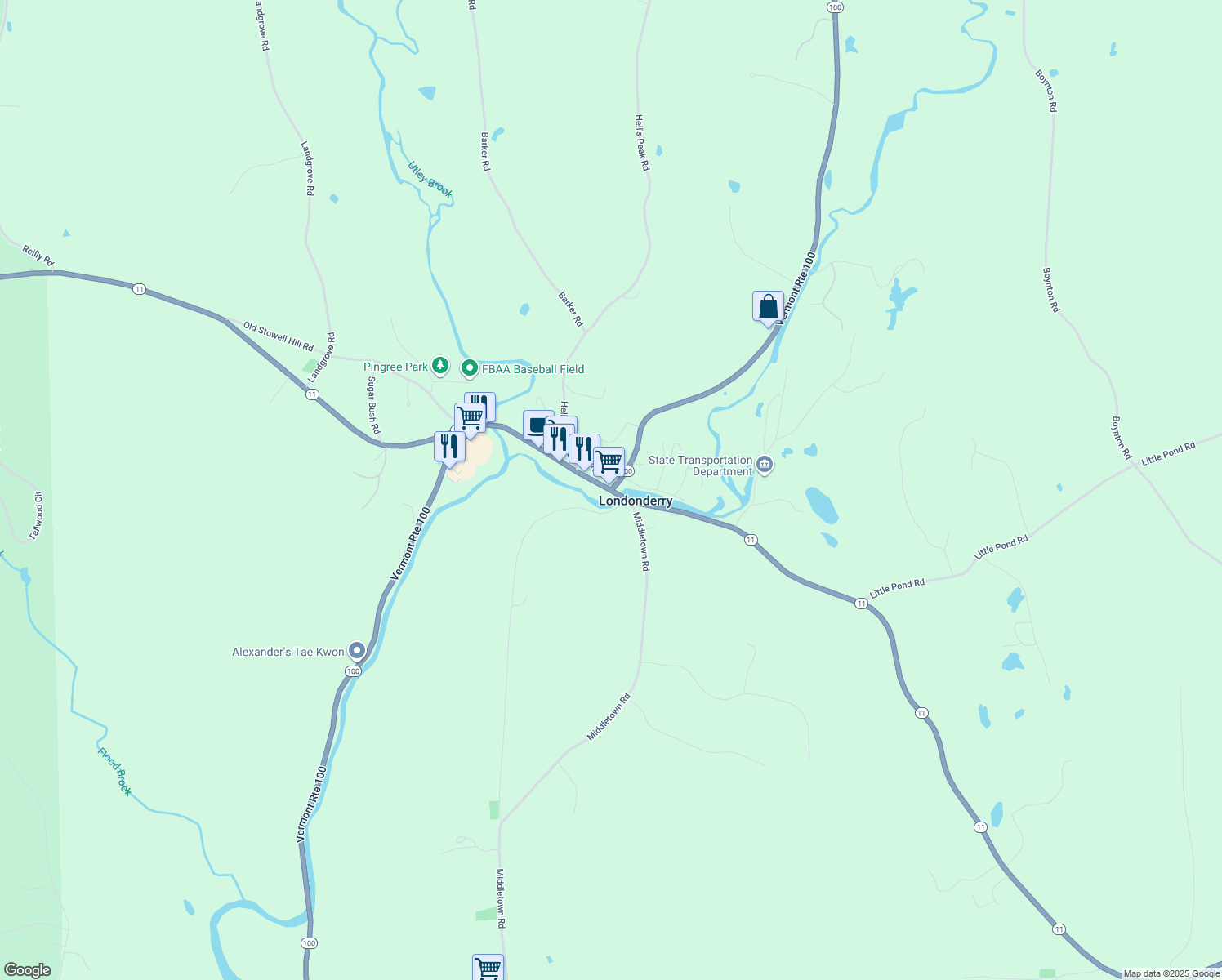 Vermont 100, Londonderry VT Walk Score