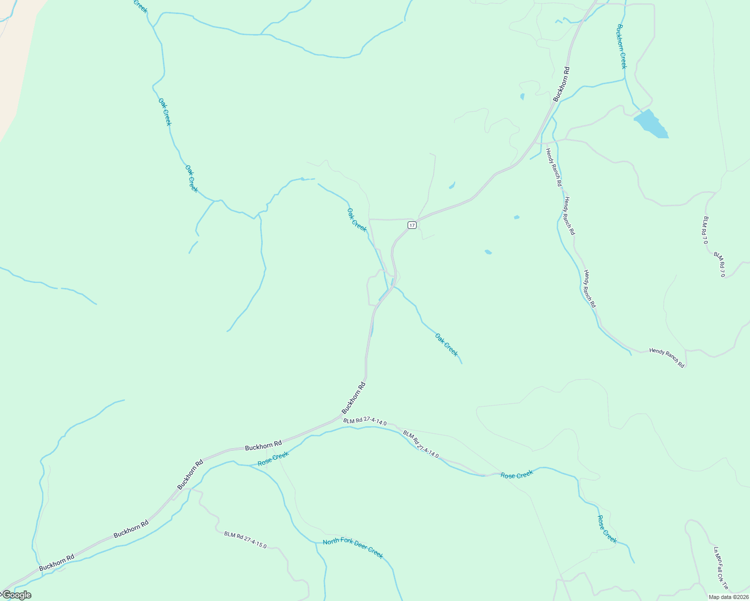 map of restaurants, bars, coffee shops, grocery stores, and more near 8624 Buckhorn Road in Roseburg