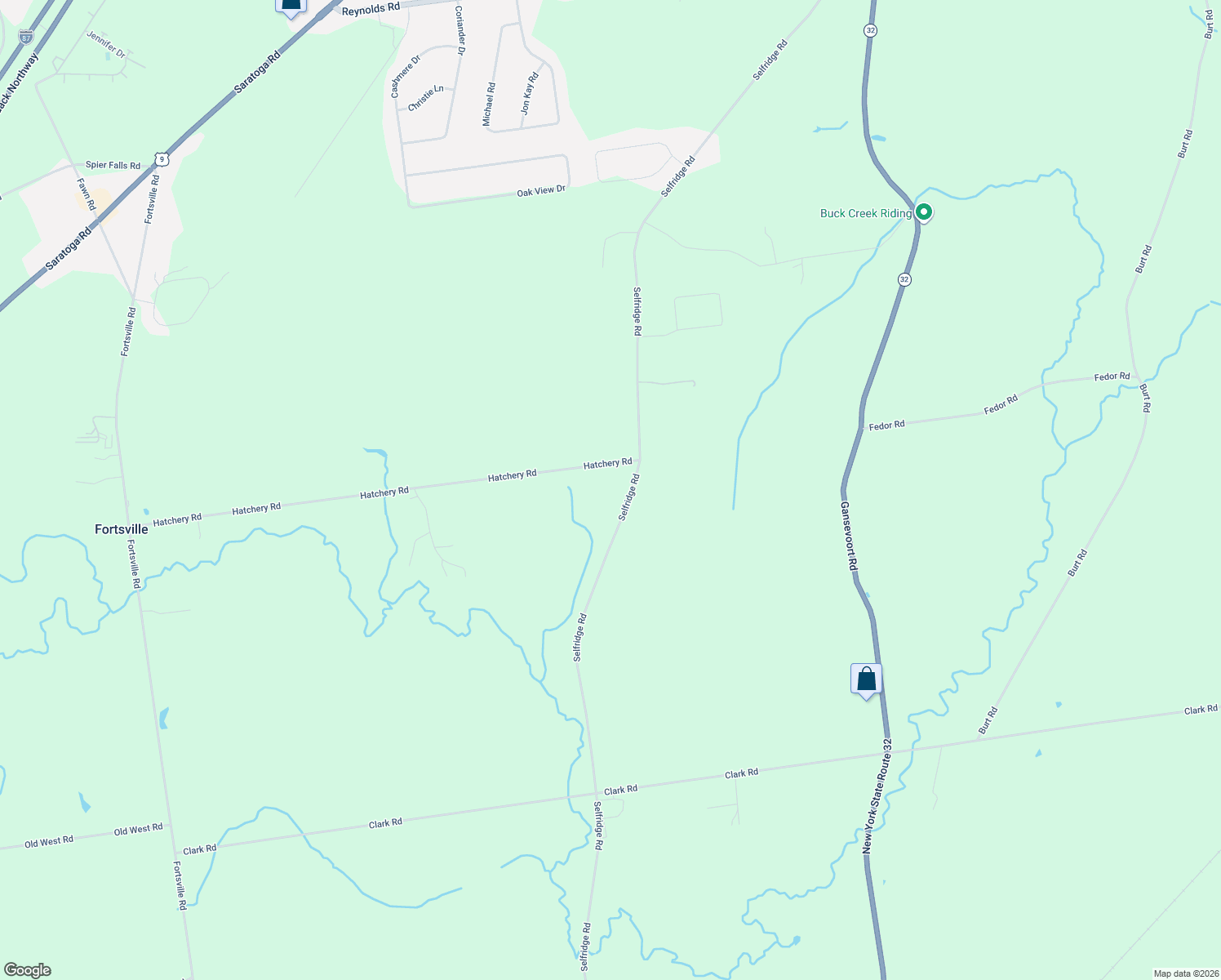 map of restaurants, bars, coffee shops, grocery stores, and more near 335-351 Selfridge Road in Gansevoort