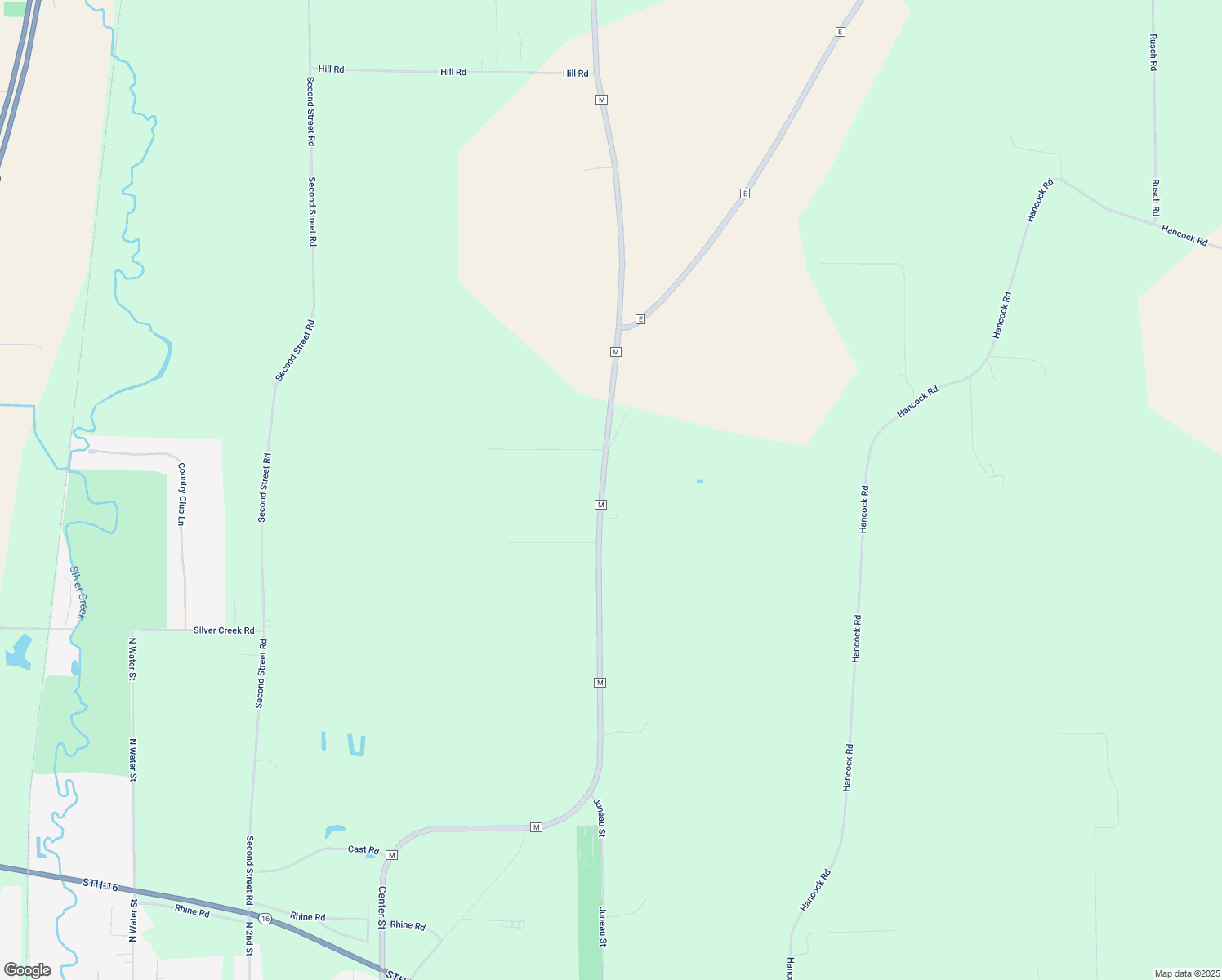 map of restaurants, bars, coffee shops, grocery stores, and more near N1062 County Road M in Watertown