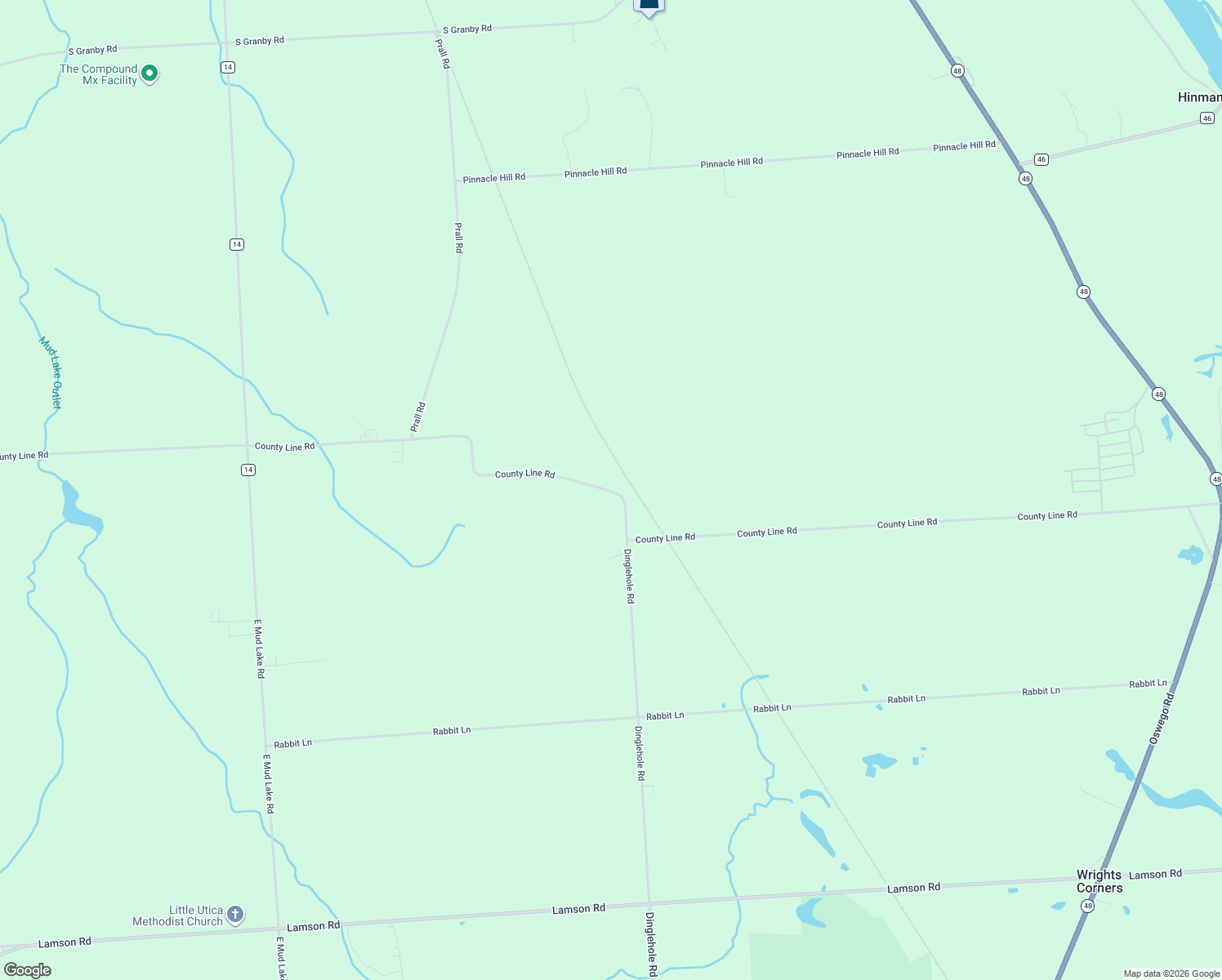 map of restaurants, bars, coffee shops, grocery stores, and more near 582 County Line Road in Phoenix