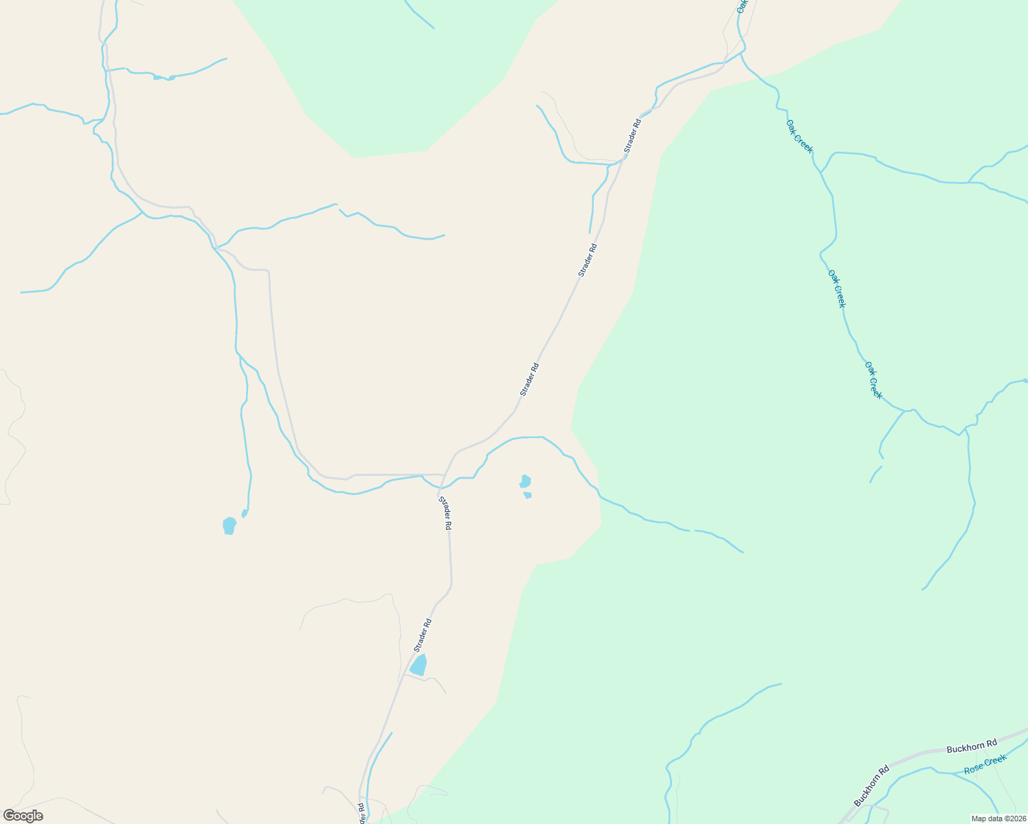 map of restaurants, bars, coffee shops, grocery stores, and more near Strader Road in Roseburg