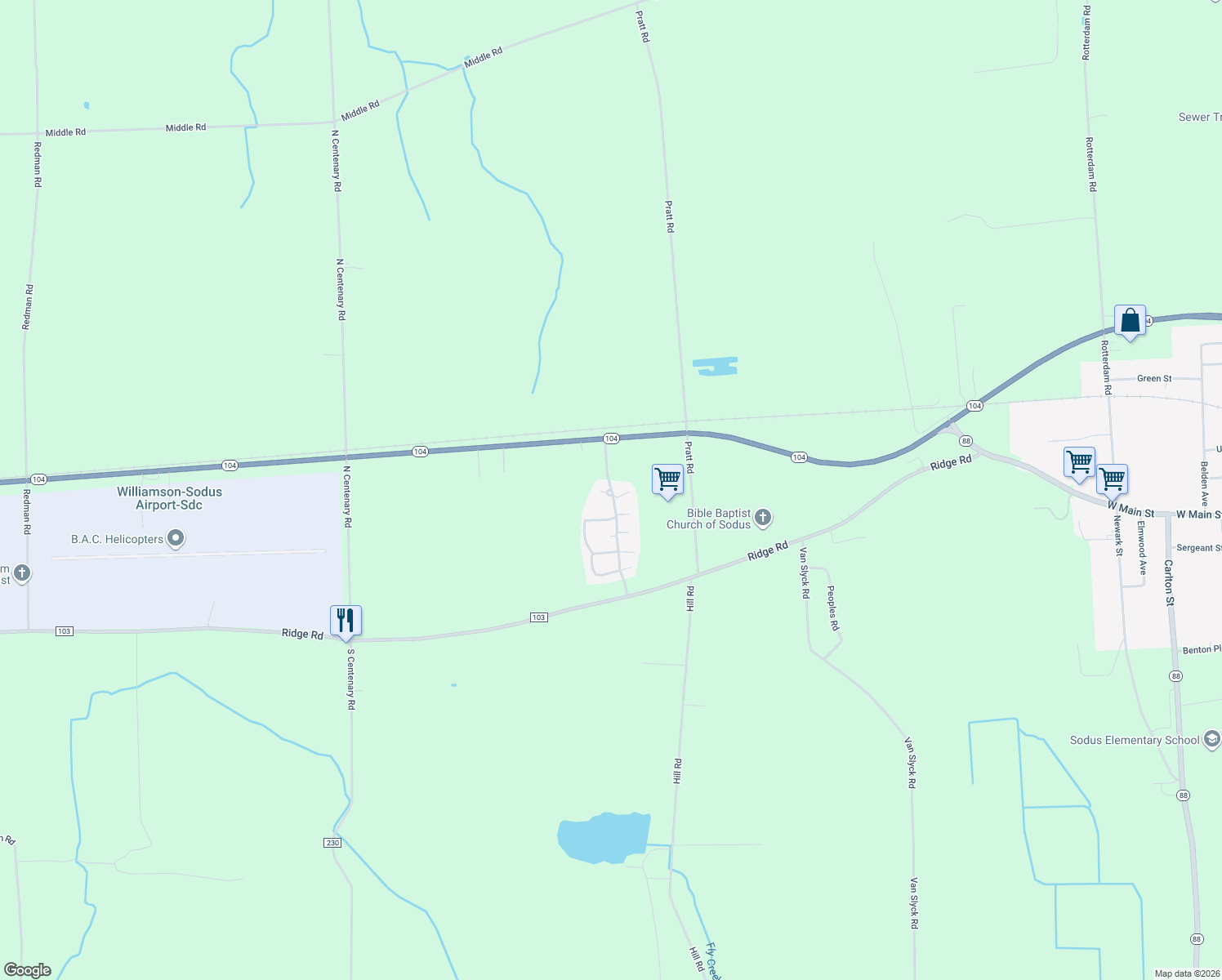 map of restaurants, bars, coffee shops, grocery stores, and more near 8 Juniper Lane in Williamson
