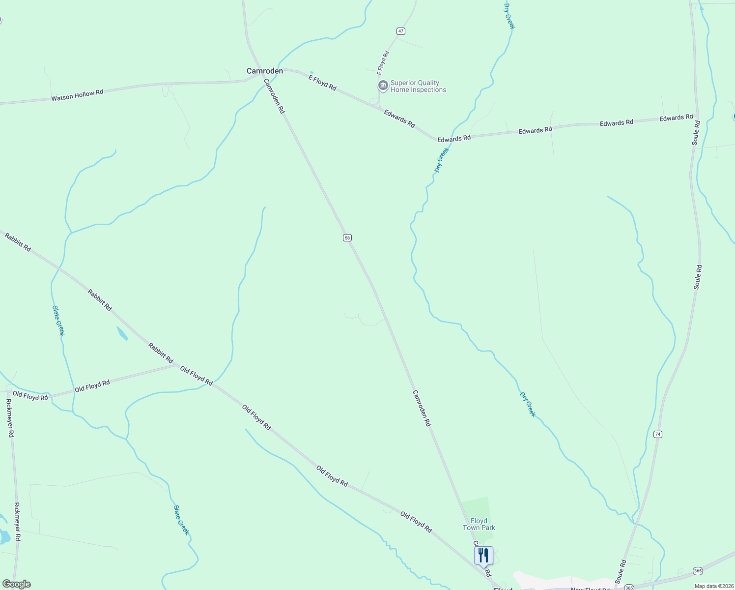 map of restaurants, bars, coffee shops, grocery stores, and more near 7773 Camroden Rd in Rome