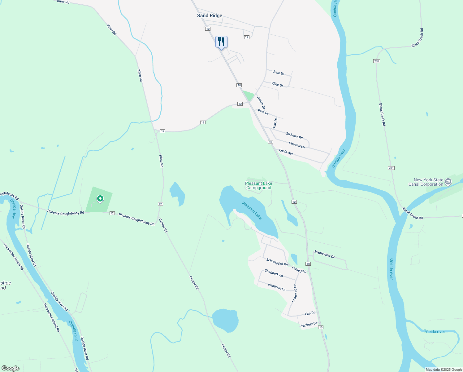 map of restaurants, bars, coffee shops, grocery stores, and more near 170 Hurlburt Rd in Pennellville