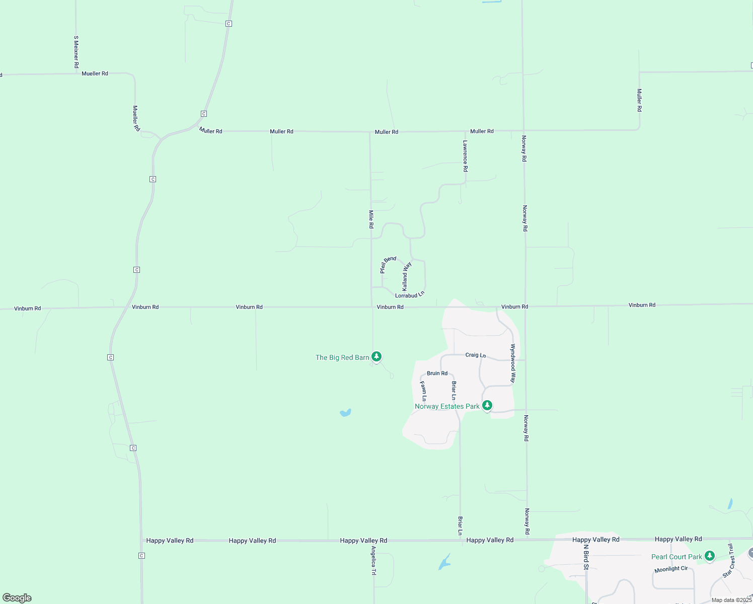 map of restaurants, bars, coffee shops, grocery stores, and more near 3142 Vinburn Road in Sun Prairie