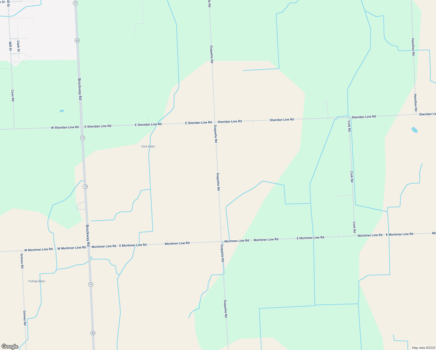 map of restaurants, bars, coffee shops, grocery stores, and more near Duquette Road in Peck