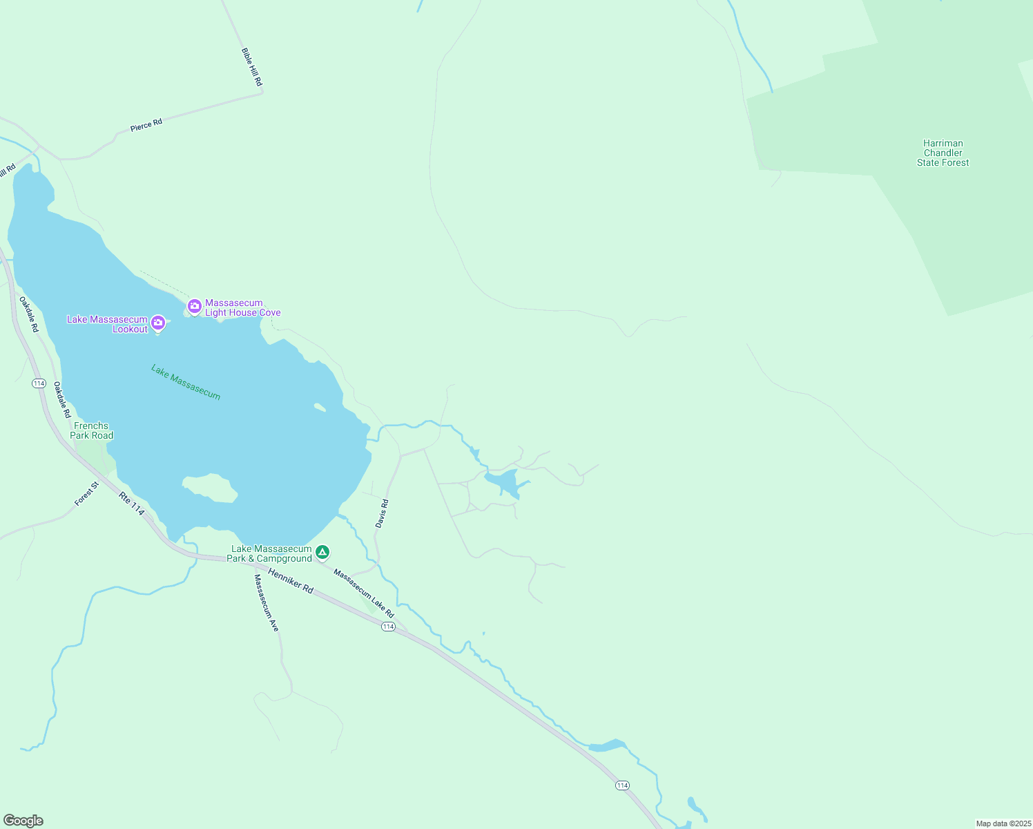 map of restaurants, bars, coffee shops, grocery stores, and more near 15 Silmala Lane in Warner