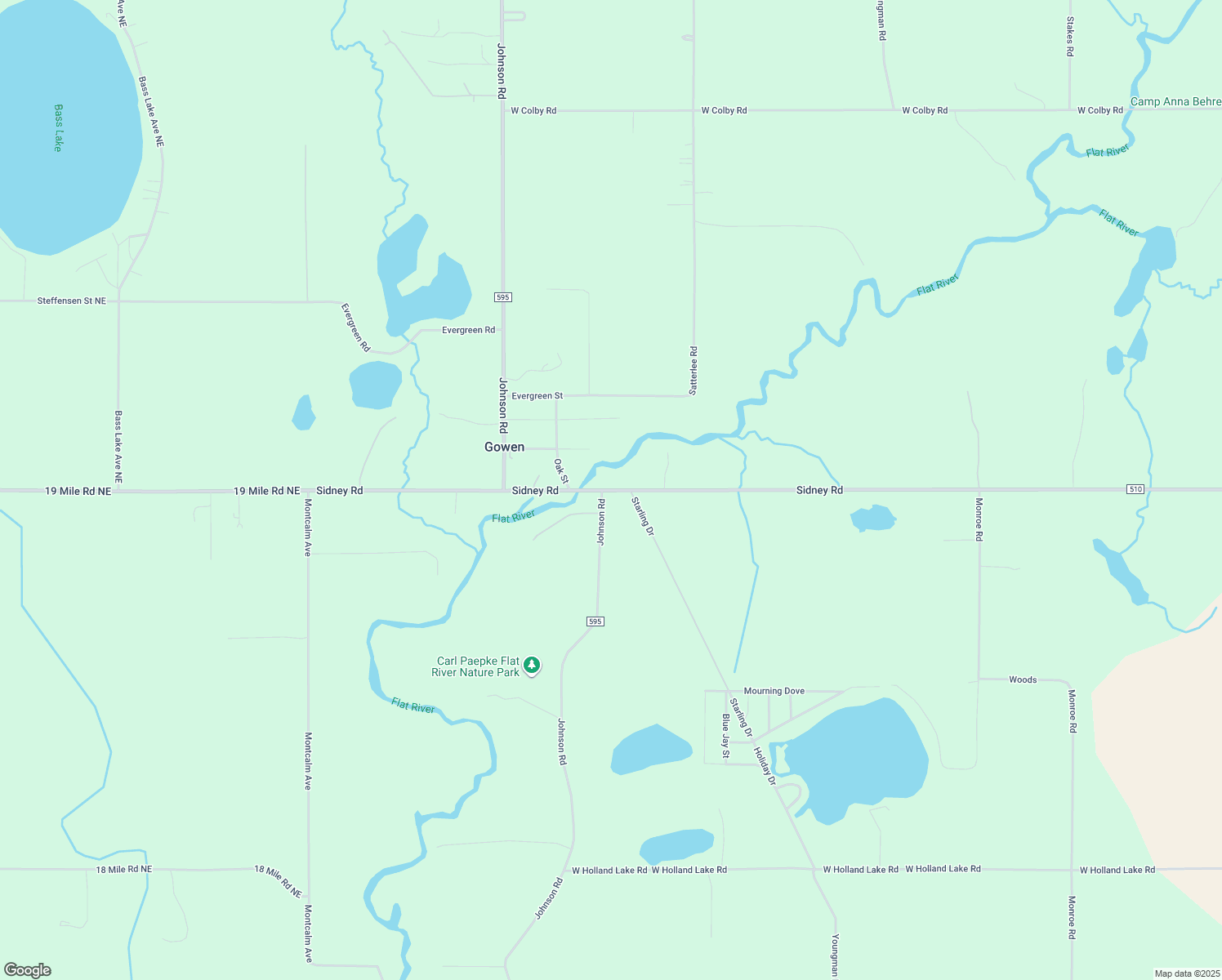 map of restaurants, bars, coffee shops, grocery stores, and more near 11265 Sidney Road in Gowen