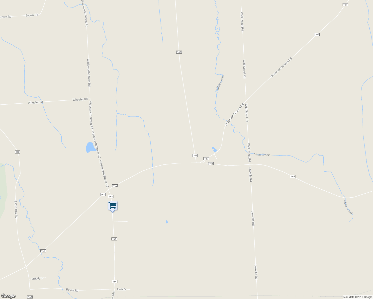 map of restaurants, bars, coffee shops, grocery stores, and more near 7135 Hapeman Road in Wolcott
