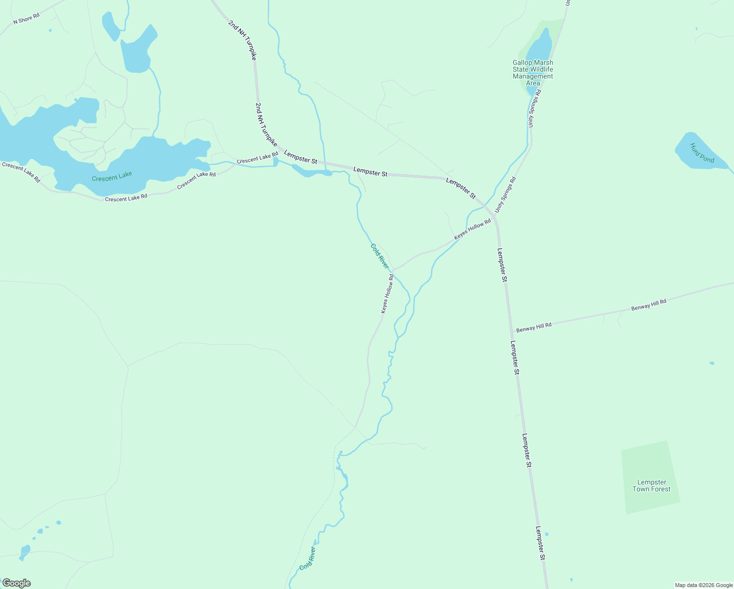 map of restaurants, bars, coffee shops, grocery stores, and more near 134-220 Keyes Hollow Road in Lempster