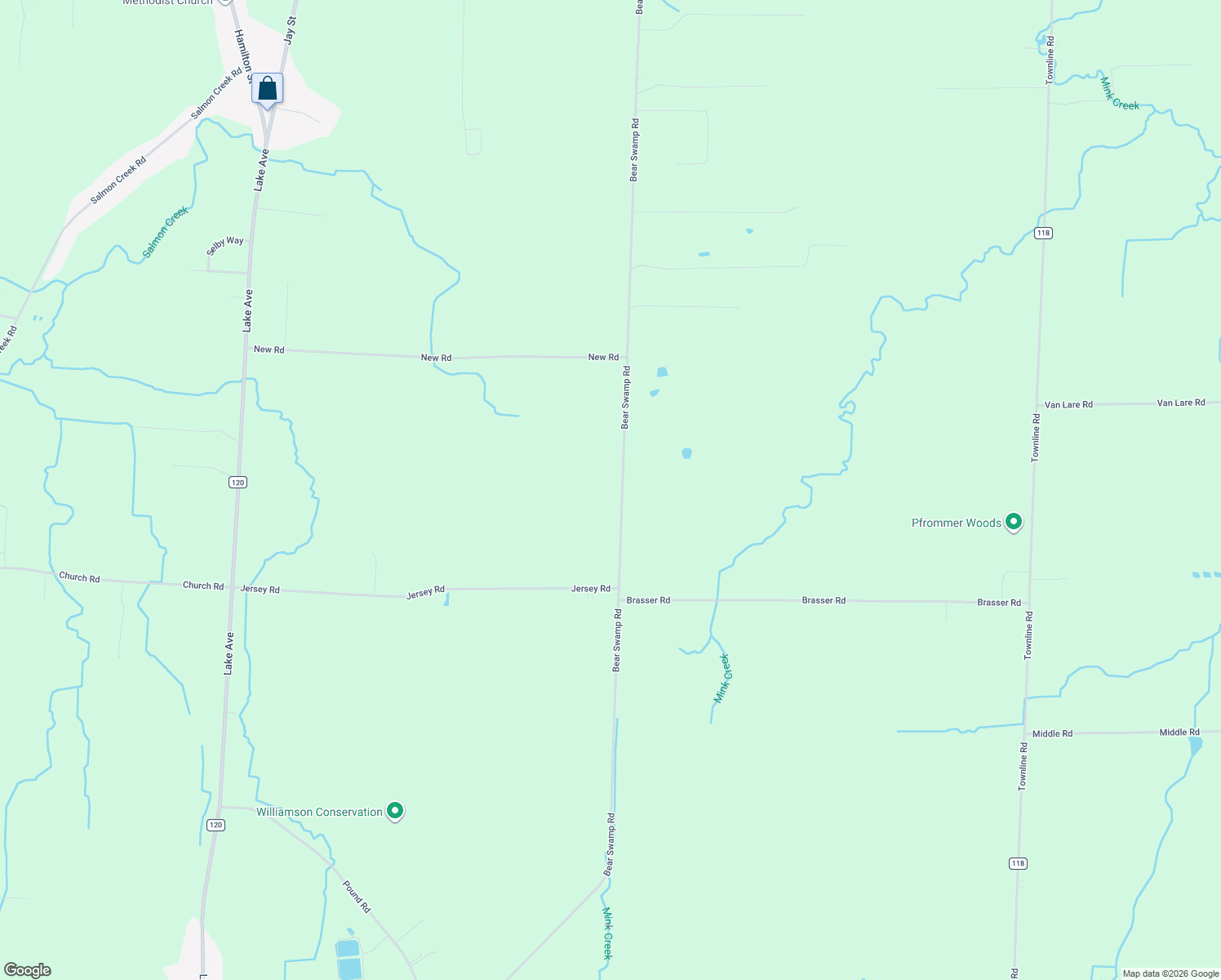 map of restaurants, bars, coffee shops, grocery stores, and more near 7221 Bear Swamp Road in Williamson
