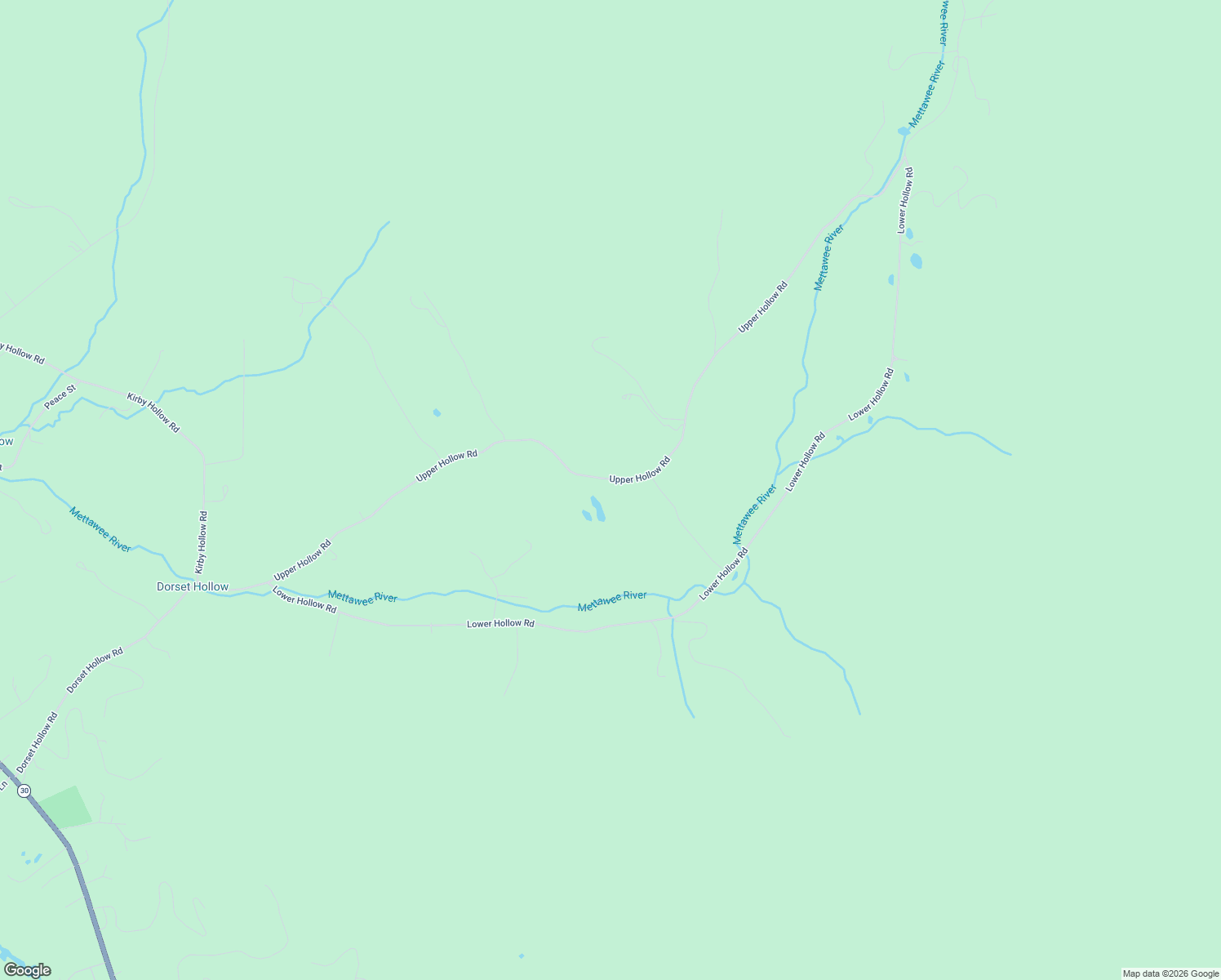 map of restaurants, bars, coffee shops, grocery stores, and more near 1060 Upper Hollow Road in Dorset