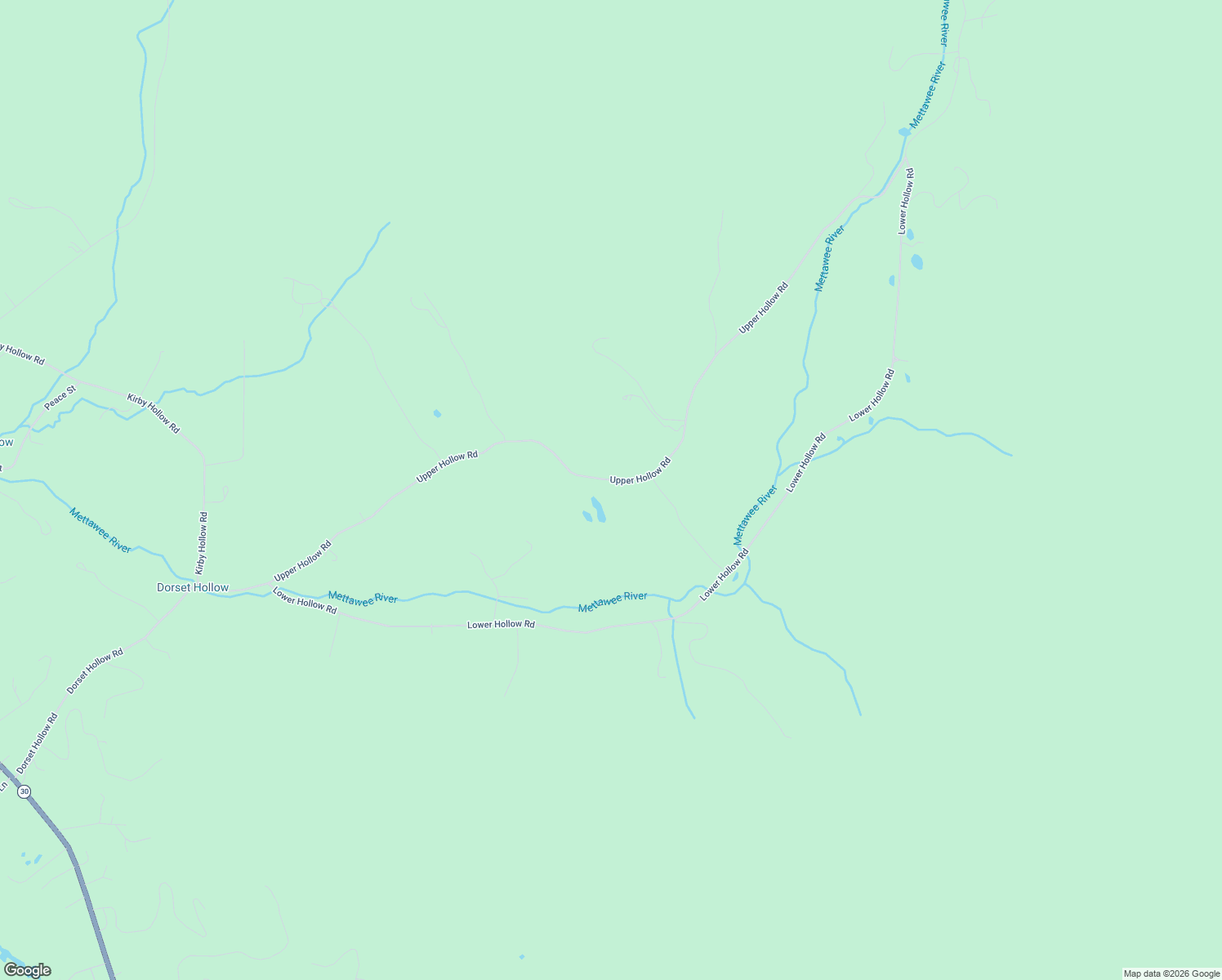 map of restaurants, bars, coffee shops, grocery stores, and more near 1060 Upper Hollow Road in Dorset