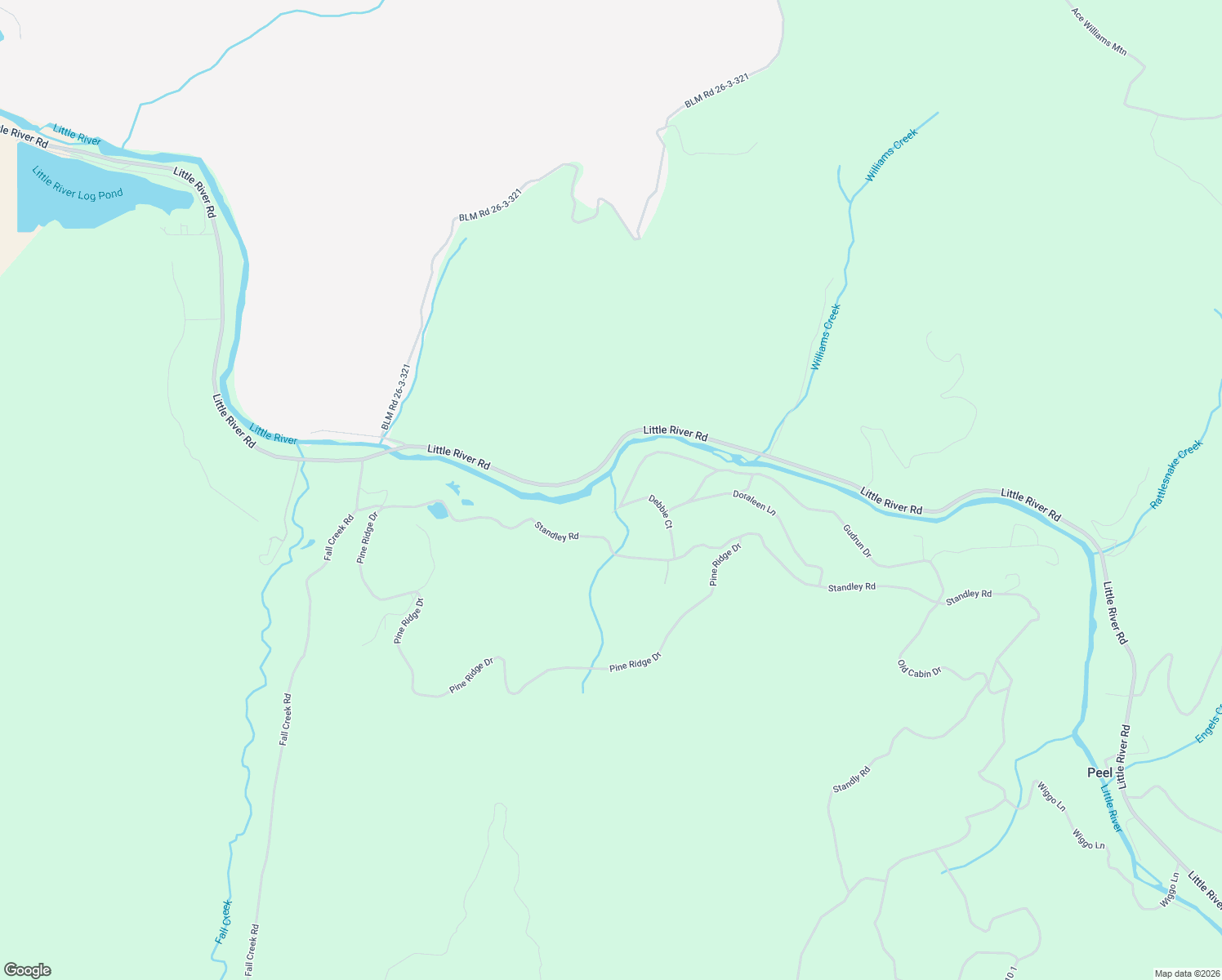 map of restaurants, bars, coffee shops, grocery stores, and more near 236 Flat Rock Road in Glide