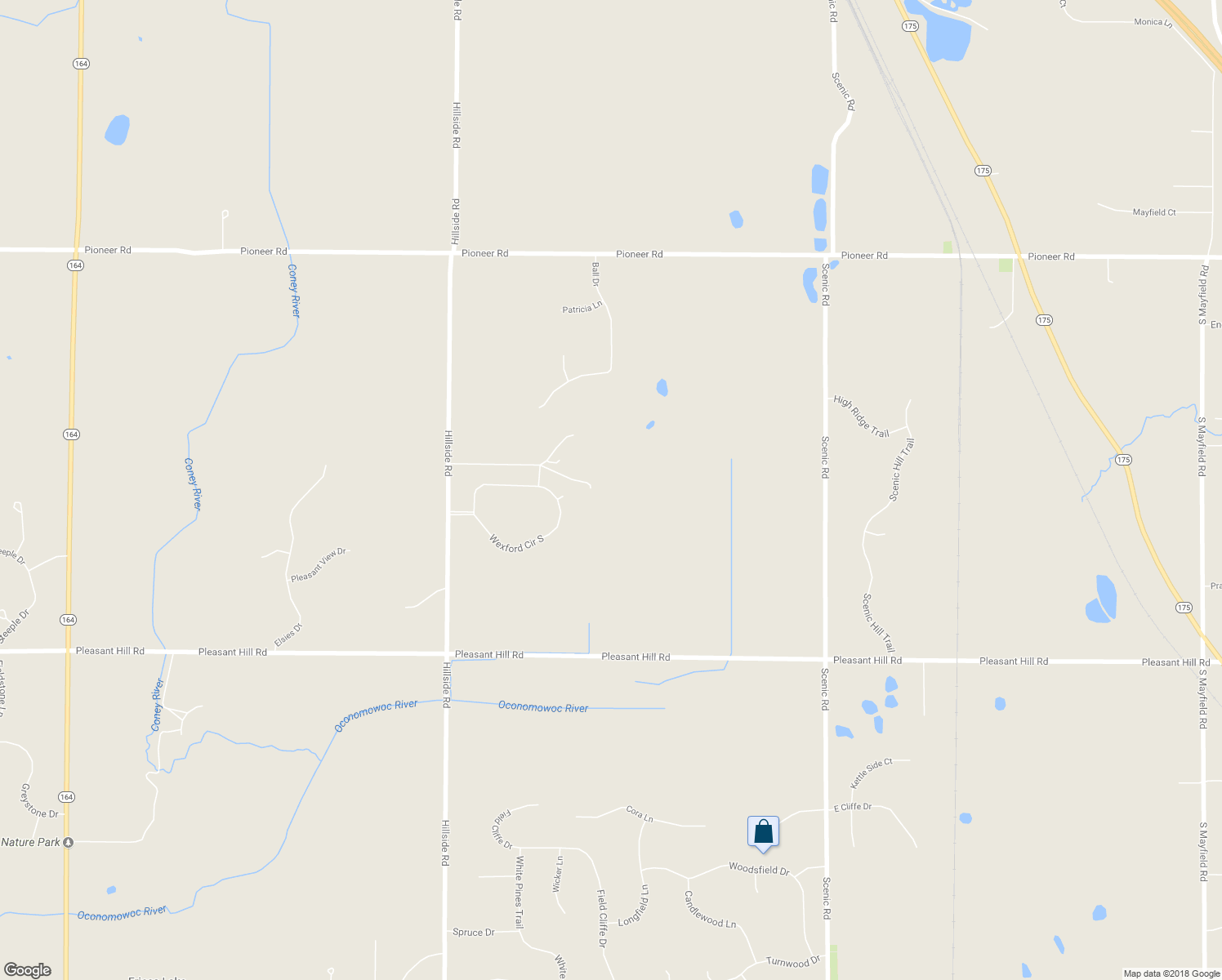 map of restaurants, bars, coffee shops, grocery stores, and more near 2260 Hillside Road in Richfield