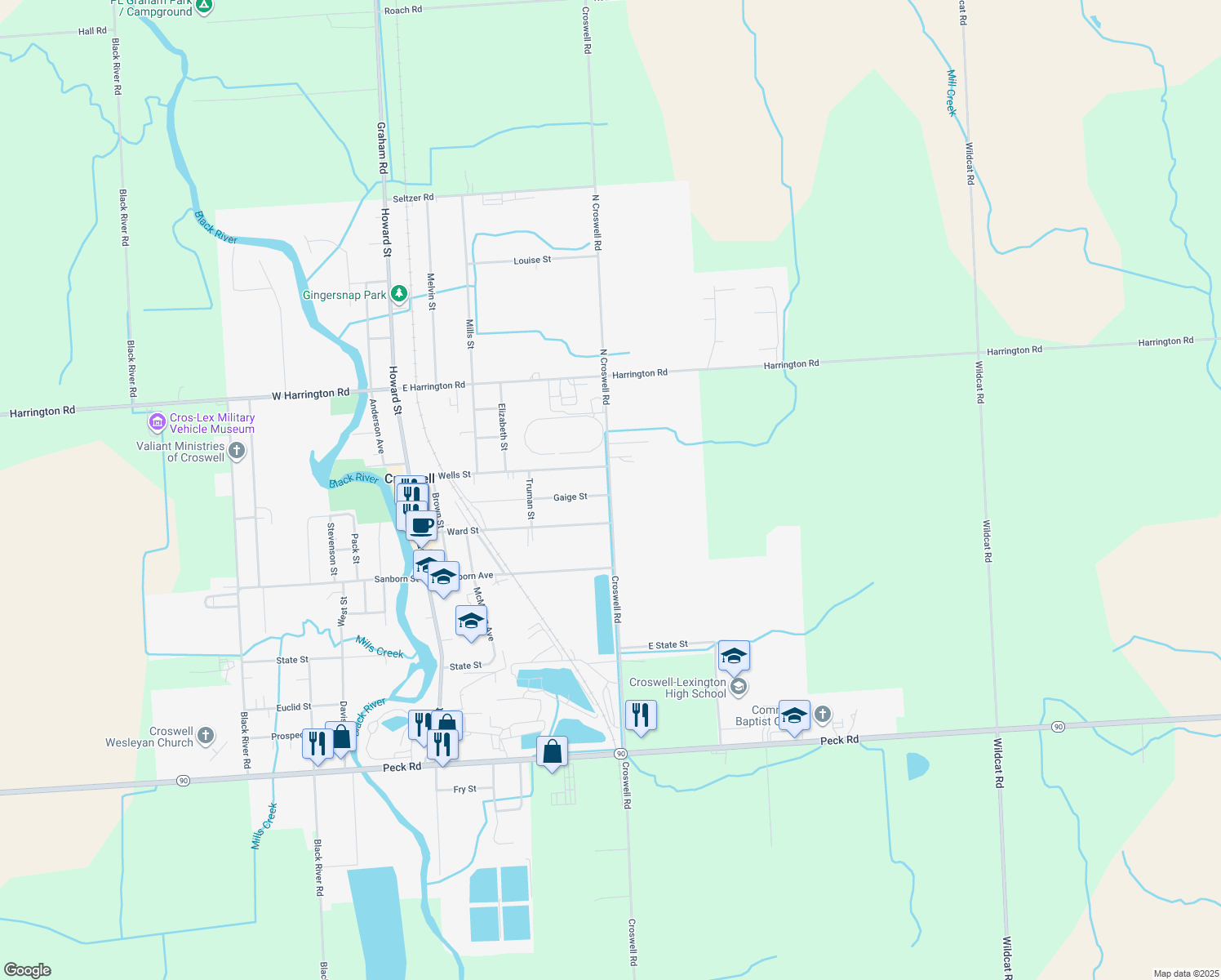 4561 Croswell Road, Croswell MI Walk Score