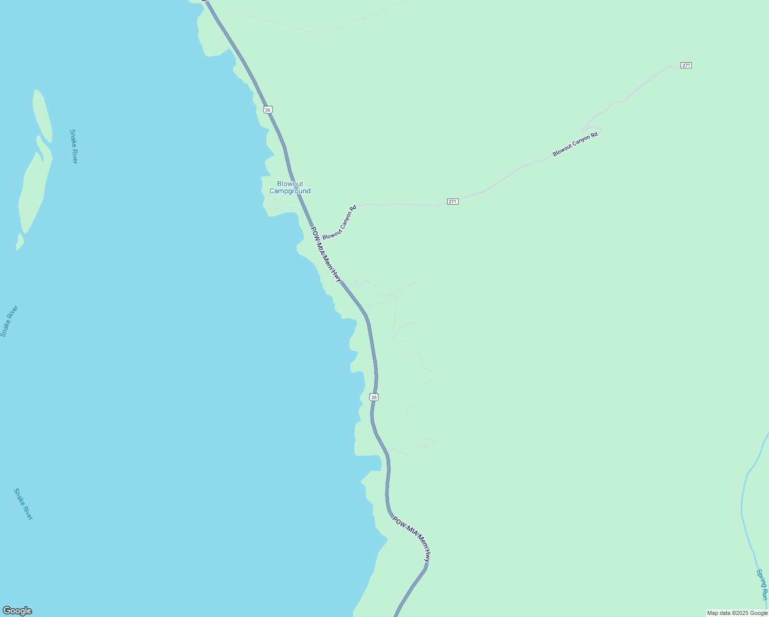 map of restaurants, bars, coffee shops, grocery stores, and more near 4773 Swan Valley Highway in Irwin