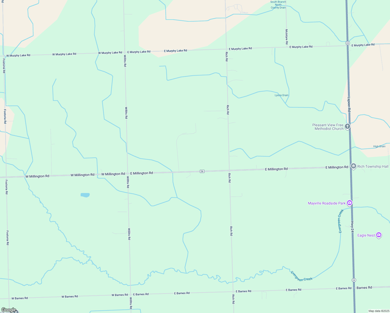 283 East Millington Road, Fostoria MI Walk Score