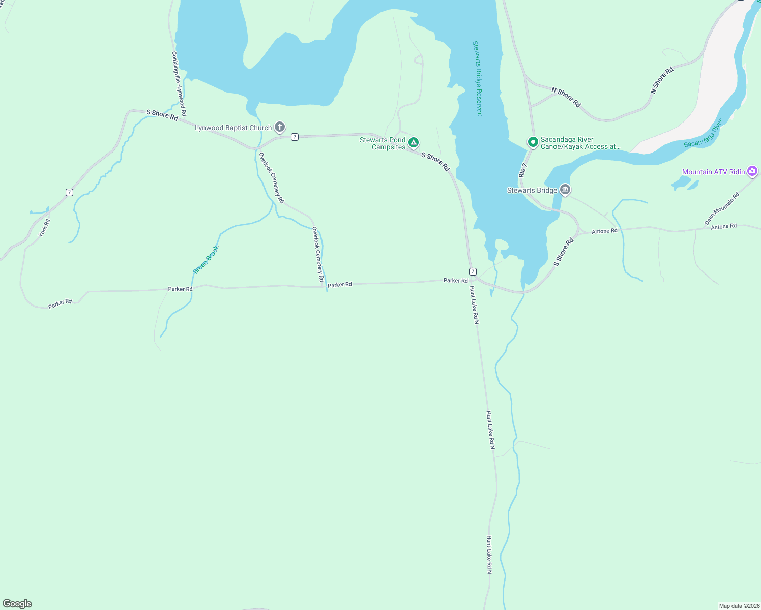 map of restaurants, bars, coffee shops, grocery stores, and more near 395 Parker Road in Corinth