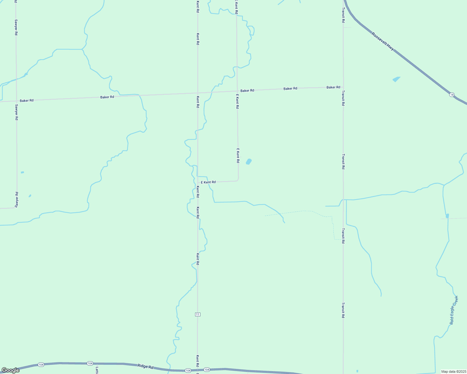 map of restaurants, bars, coffee shops, grocery stores, and more near 15292 E Kent Rd in Kent