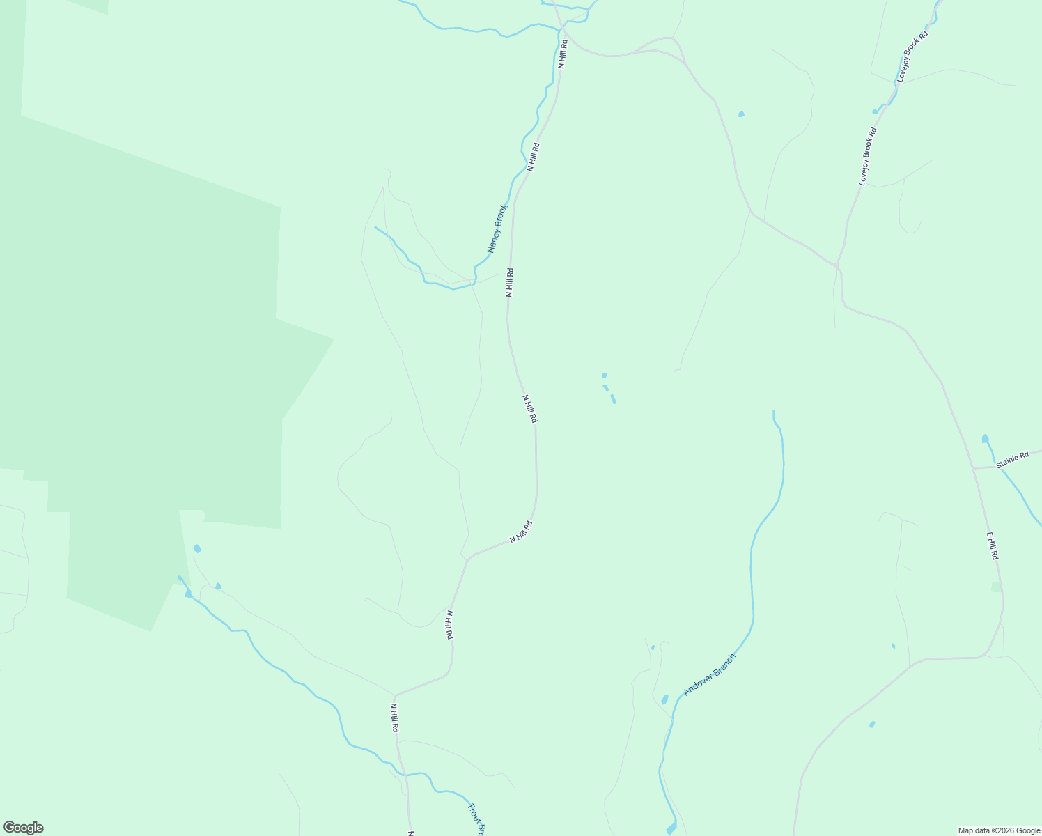 map of restaurants, bars, coffee shops, grocery stores, and more near 2029 North Hill Road in Andover