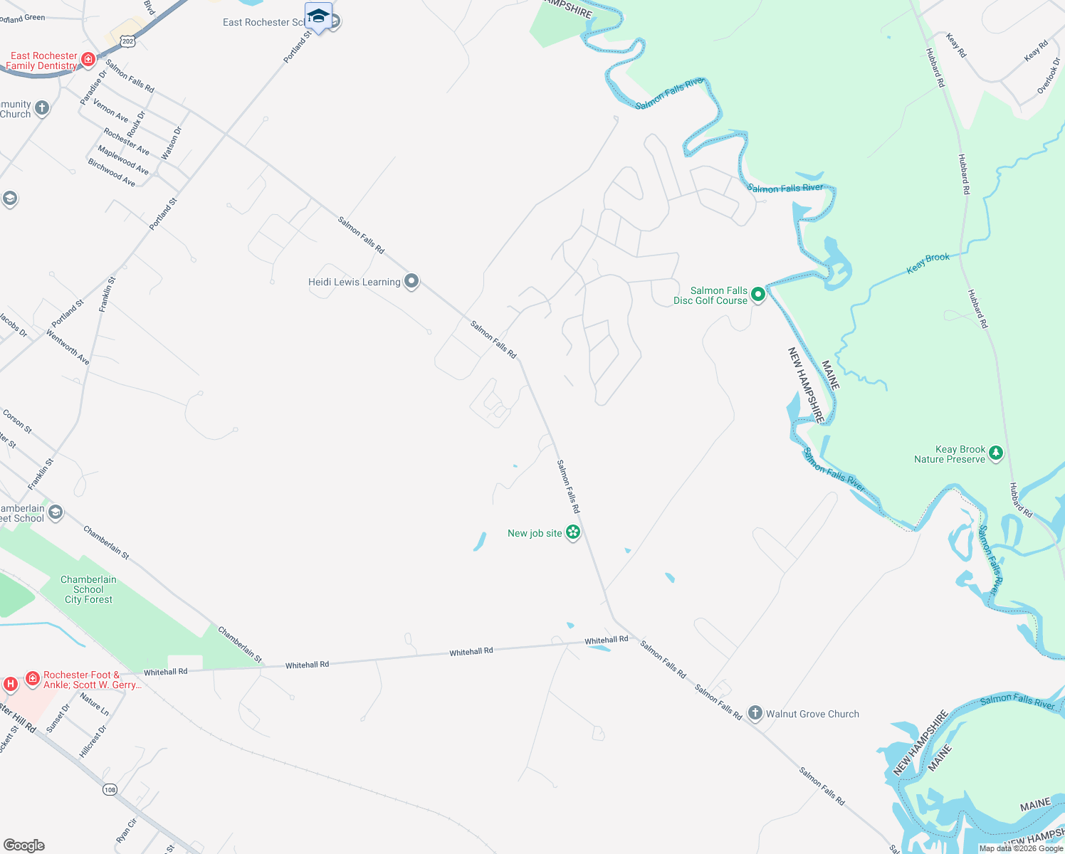 map of restaurants, bars, coffee shops, grocery stores, and more near 773 Salmon Falls Road in Rochester