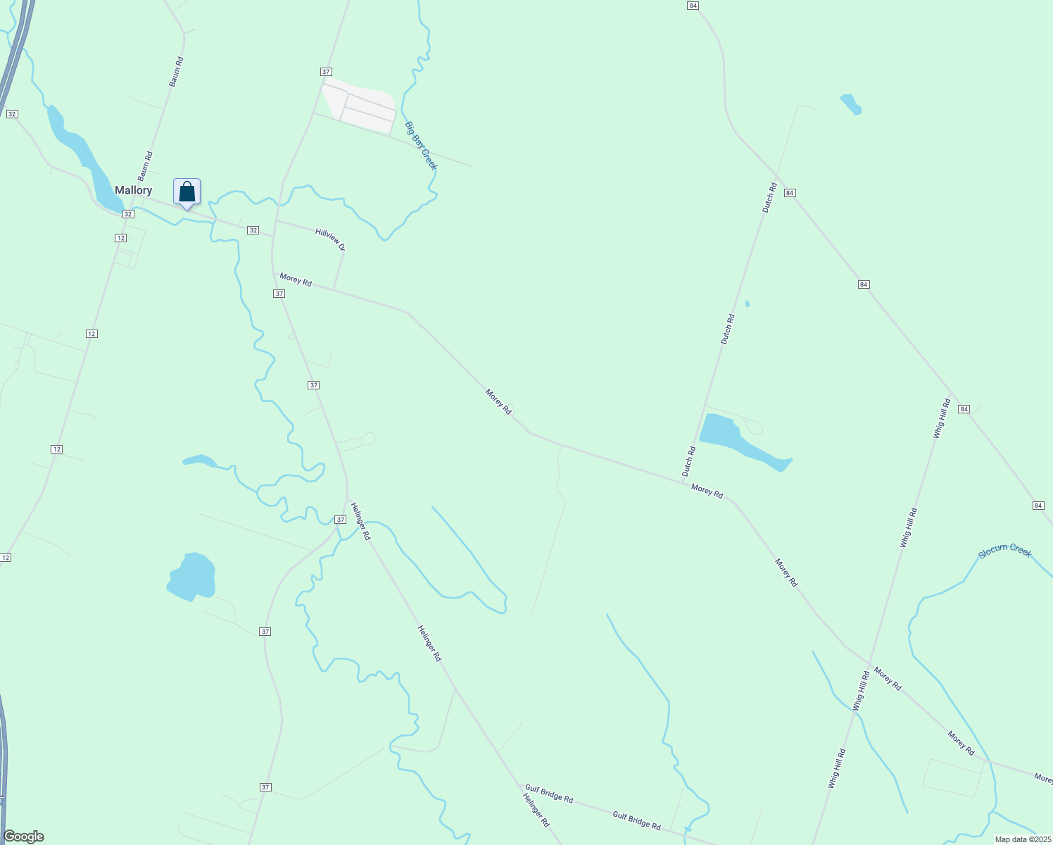 map of restaurants, bars, coffee shops, grocery stores, and more near 432 Morey Road in Mallory