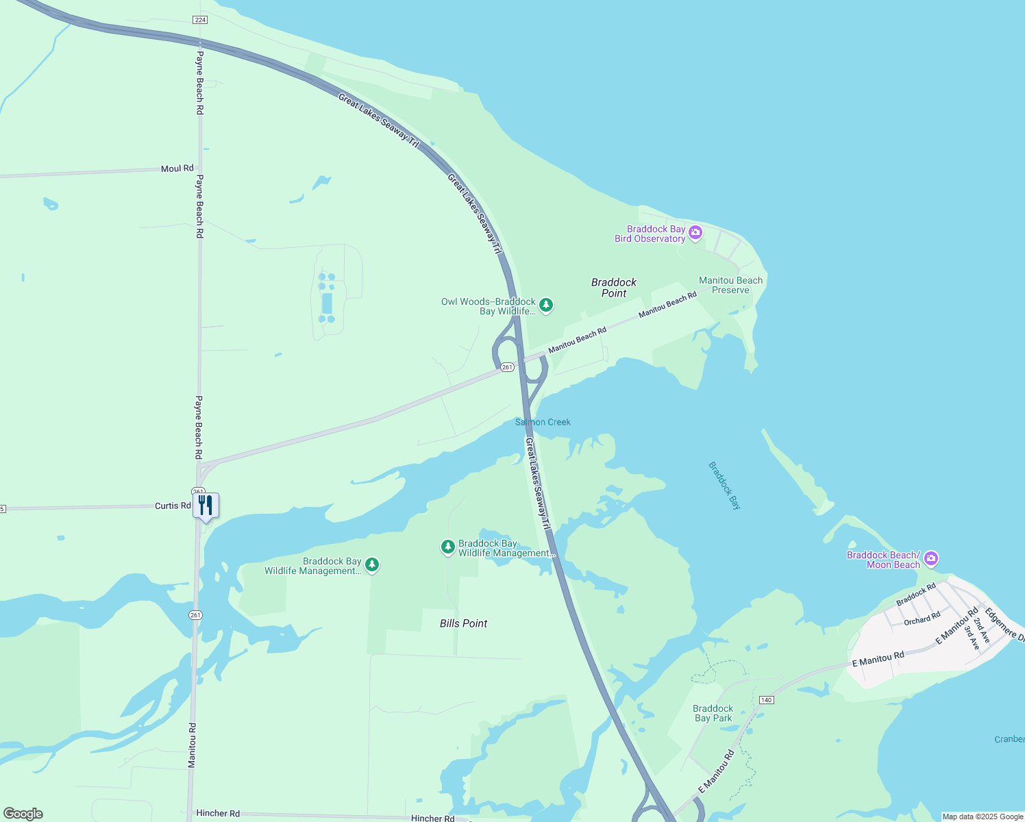 map of restaurants, bars, coffee shops, grocery stores, and more near 335 Salmon Creek Dr in Hilton