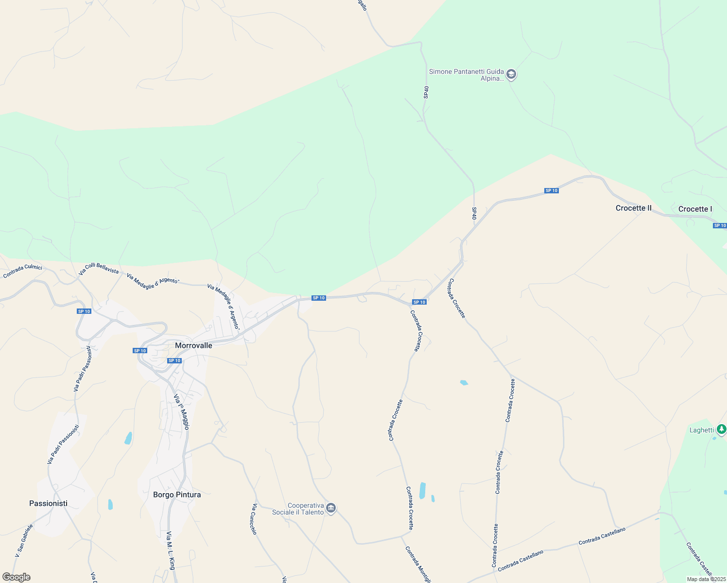 map of restaurants, bars, coffee shops, grocery stores, and more near 12 Strada Provinciale Bivio delle Vergini-Civitanova Marche in Morrovalle