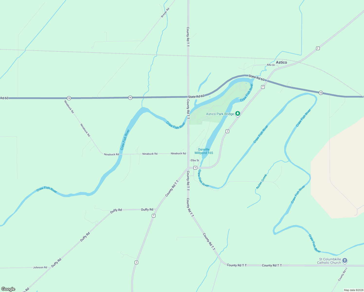 map of restaurants, bars, coffee shops, grocery stores, and more near W11380 Ninabuck Road in Columbus