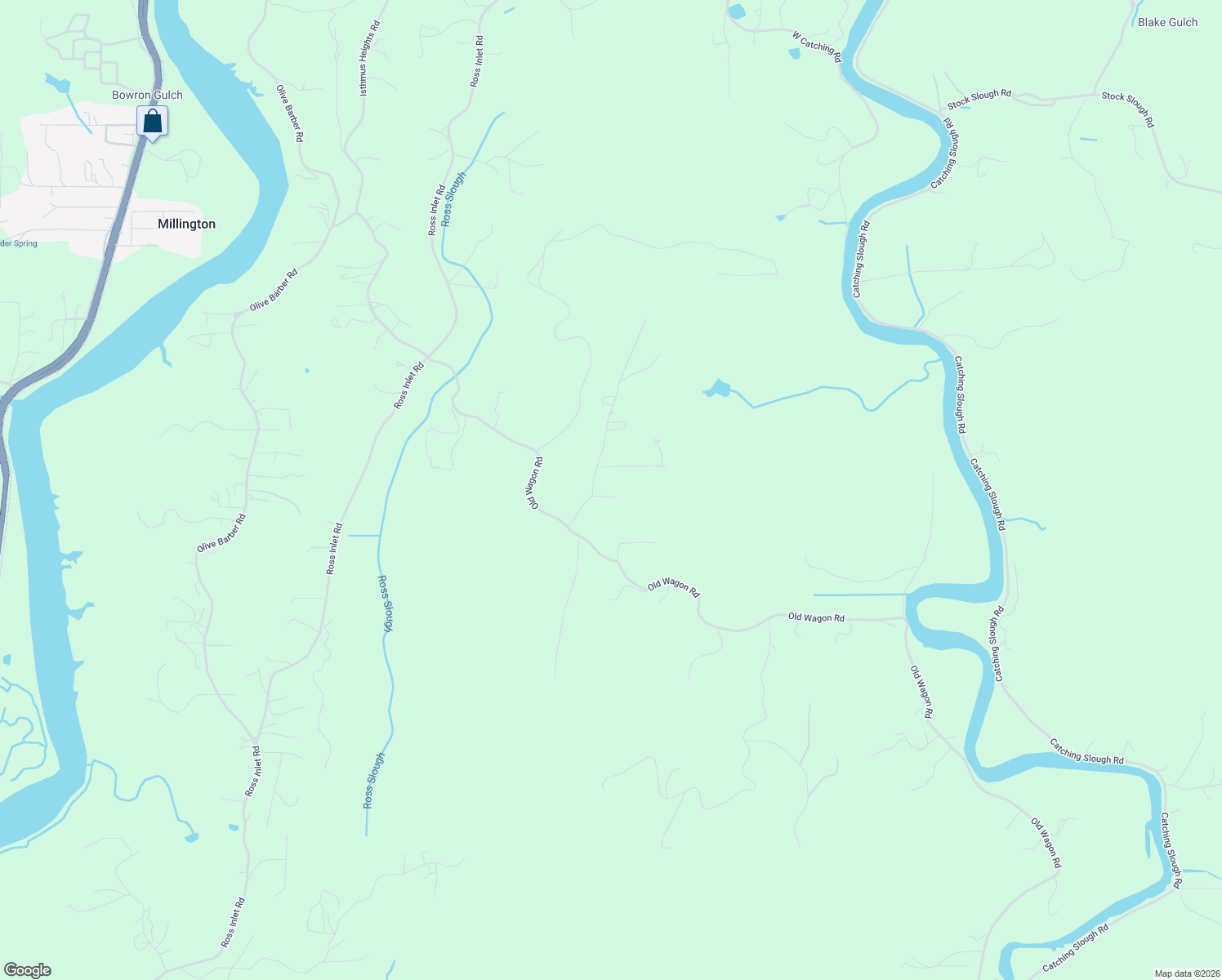 map of restaurants, bars, coffee shops, grocery stores, and more near 62551 Shellhamer Road in Coos Bay