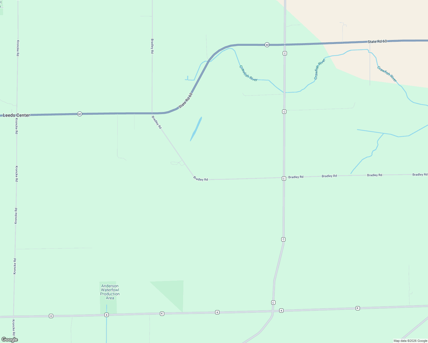 map of restaurants, bars, coffee shops, grocery stores, and more near W5102 Bradley Rd in Rio